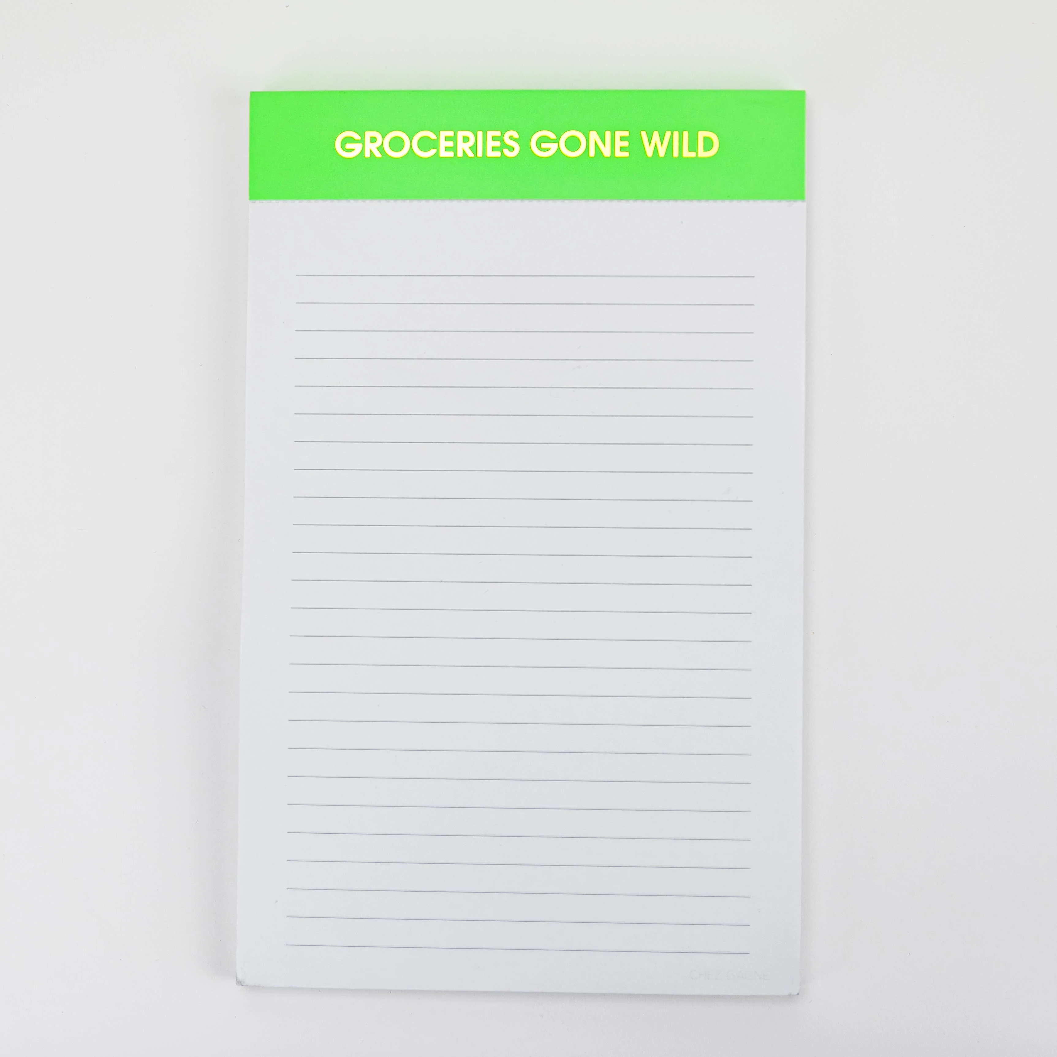 Chez Gagné - Groceries Gone Wild Notepad