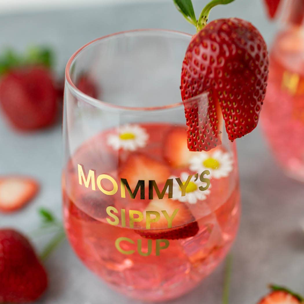 Chez Gagné - Mommy's Sippy Cup Stemless Wine Glass - Image 3