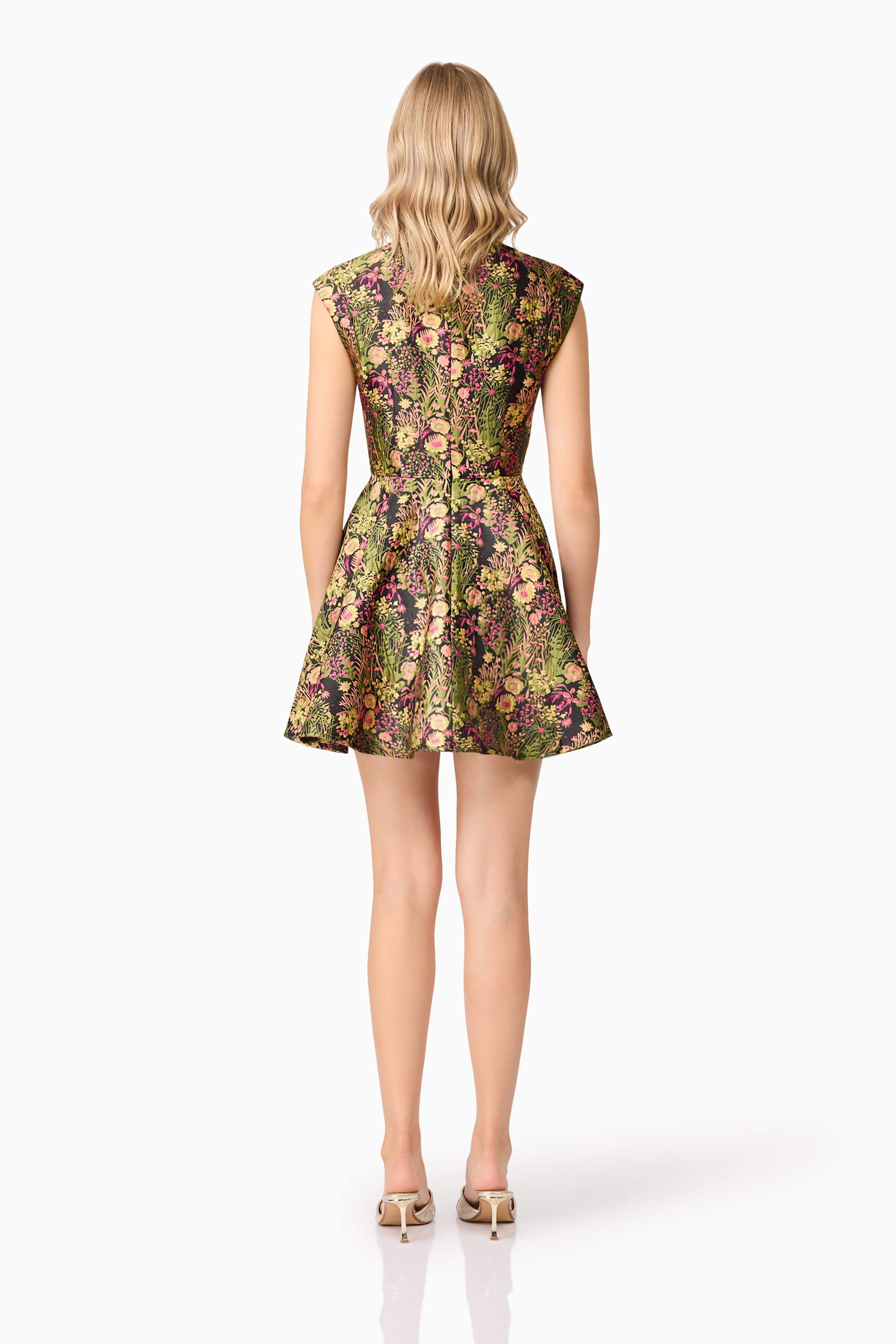 Elliatt - Cindy A-Line Mini Dress - Floral - Image 4