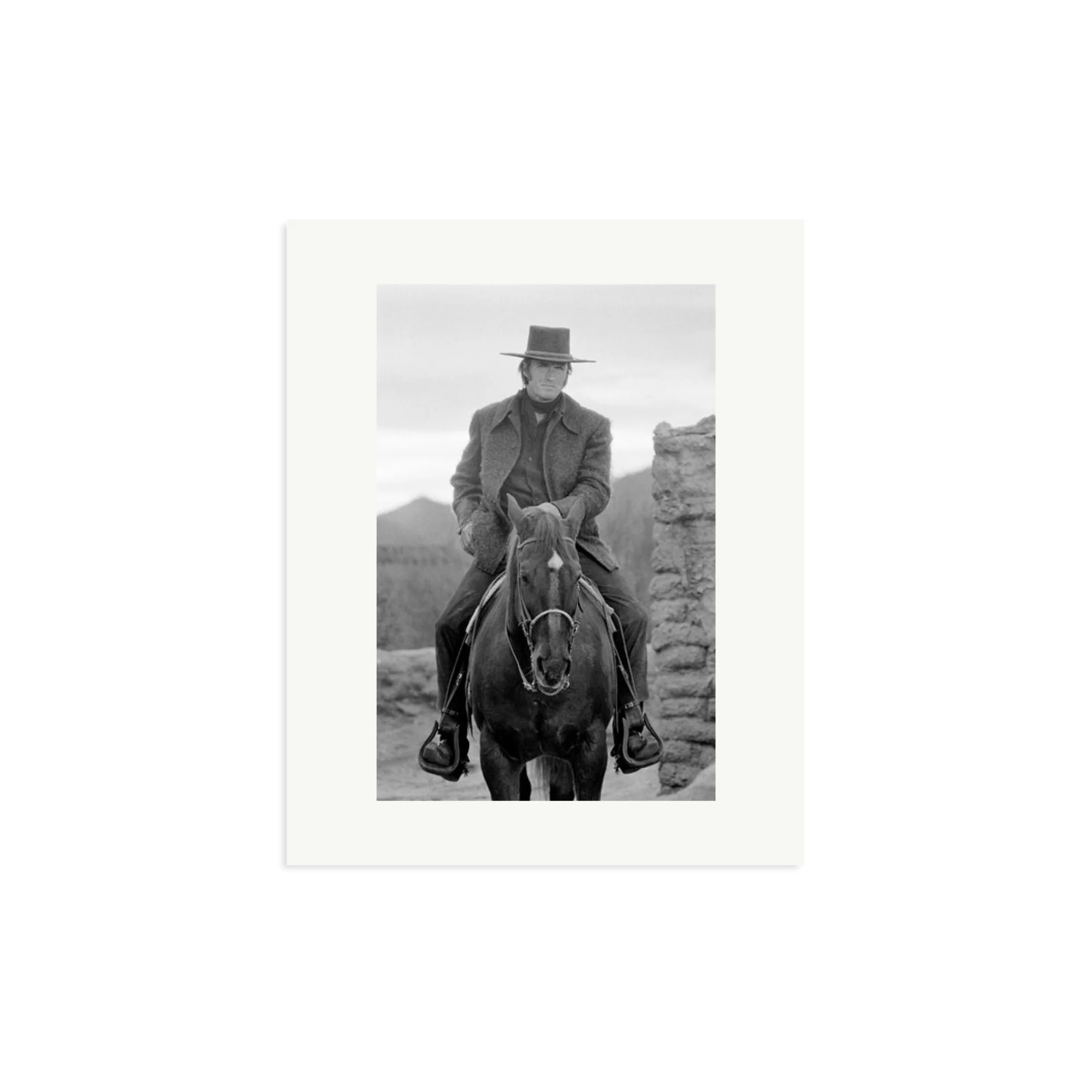 Clint Eastwood On Horse - Image 12