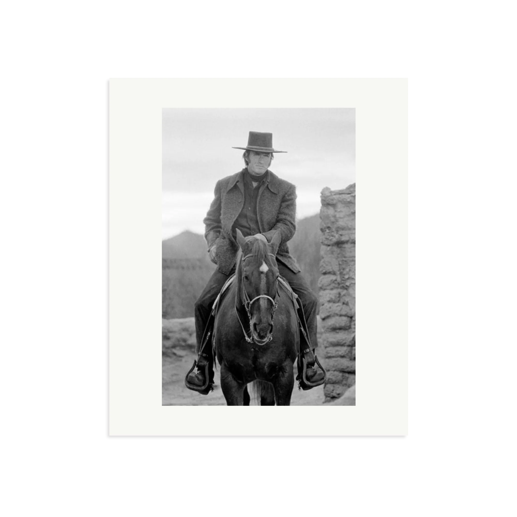 Clint Eastwood On Horse - Image 13