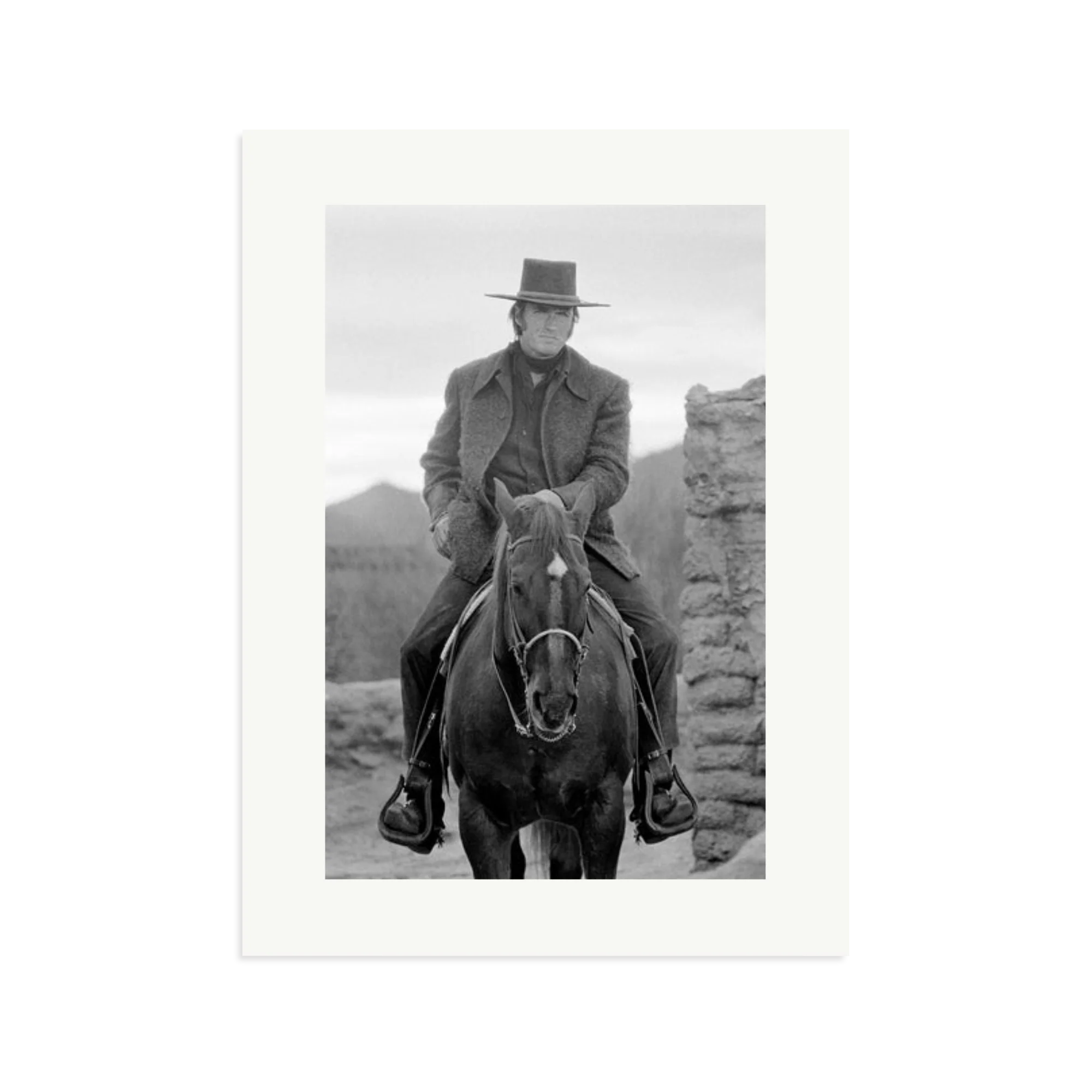 Clint Eastwood On Horse - Image 14