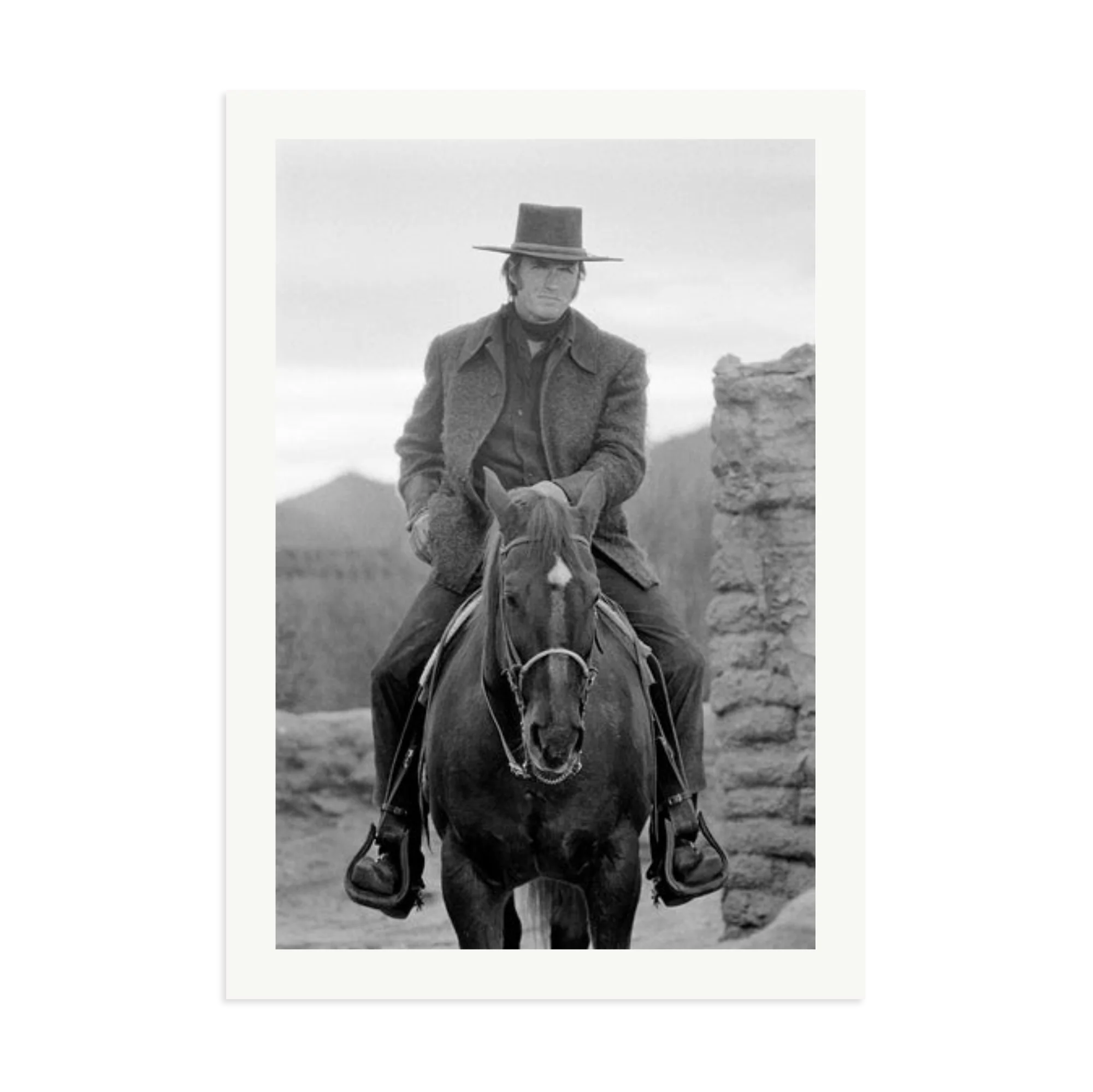 Clint Eastwood On Horse - Image 15