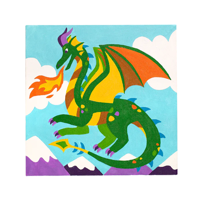 Colorific Canvas Paint by Number Kit - Fantastic Dragon - Image 4