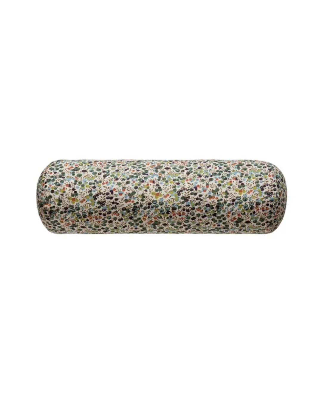 Cotton Printed Bolster Pillow with Ditsy Floral Pattern - Image 4