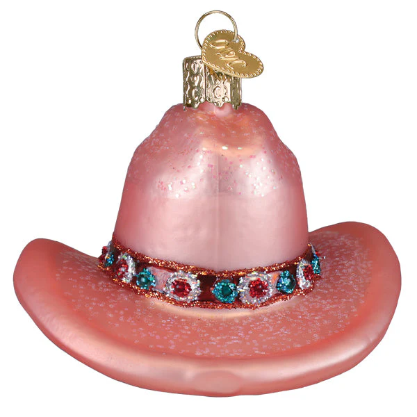 Cowgirl Hat Ornament - Image 2