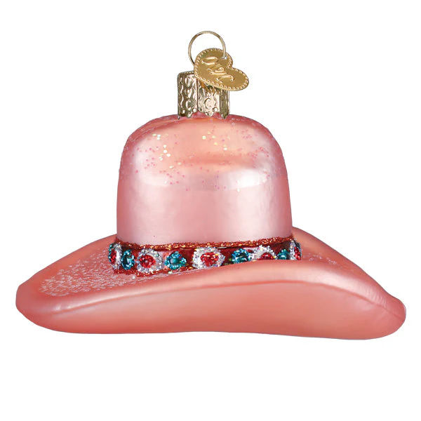Cowgirl Hat Ornament - Image 3