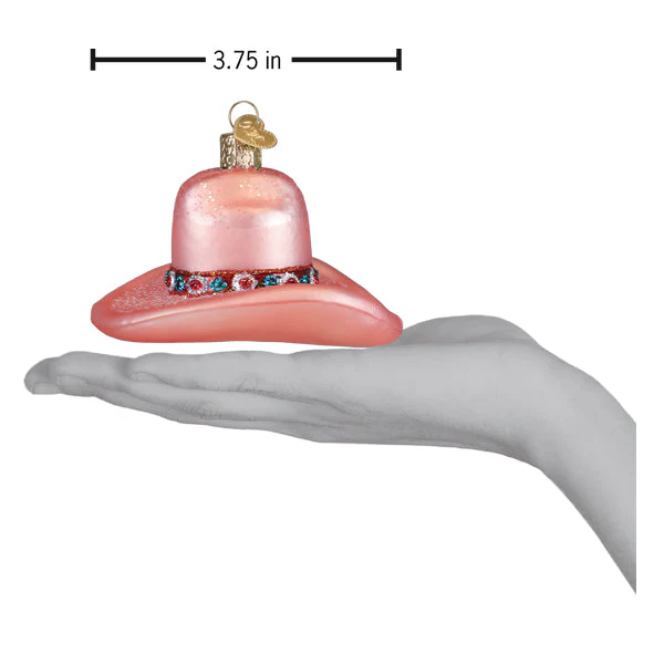 Cowgirl Hat Ornament - Image 4
