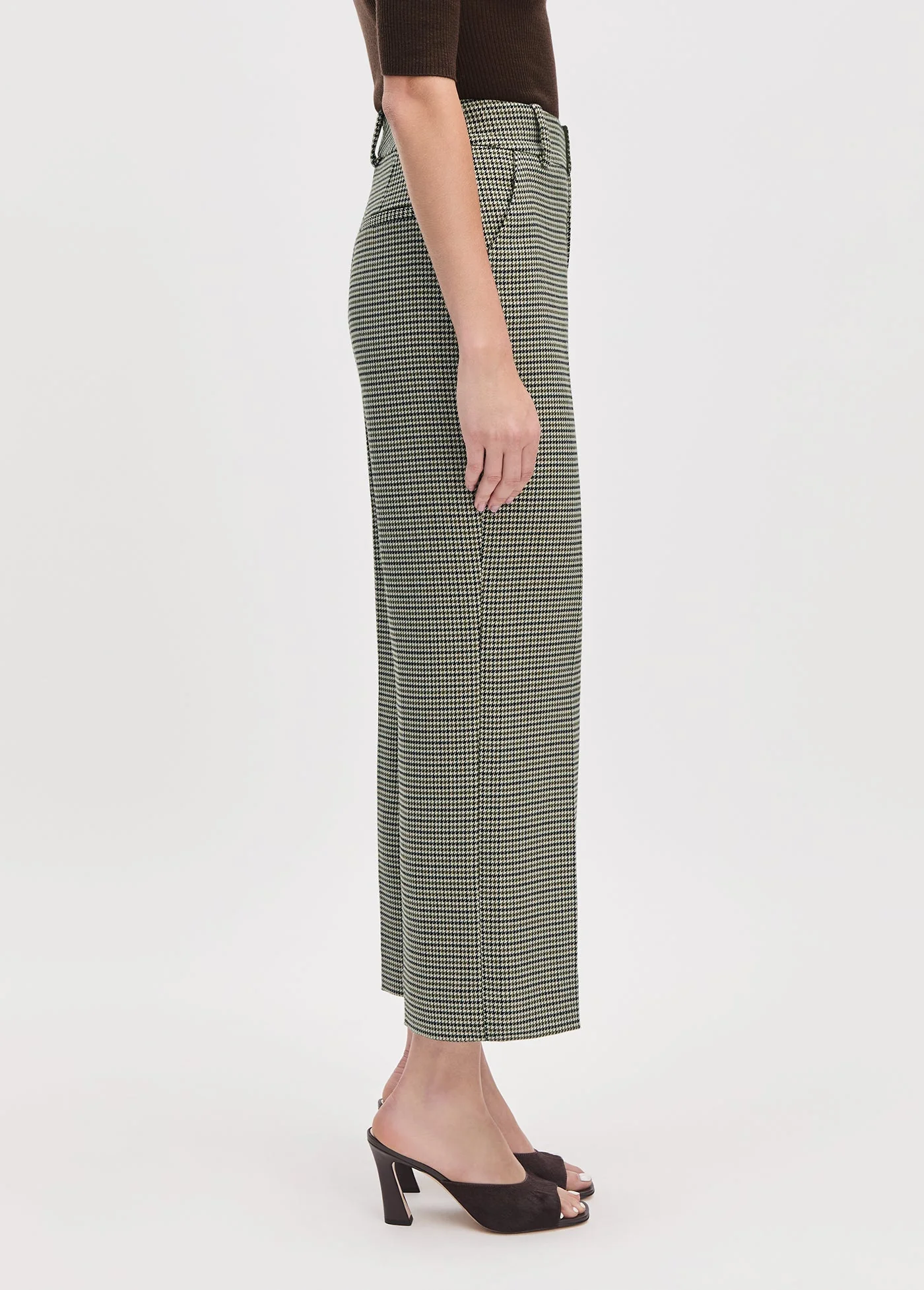 Favorite Daughter - The Cropped Fiona Pant - Cheshire Houndstooth - Image 6
