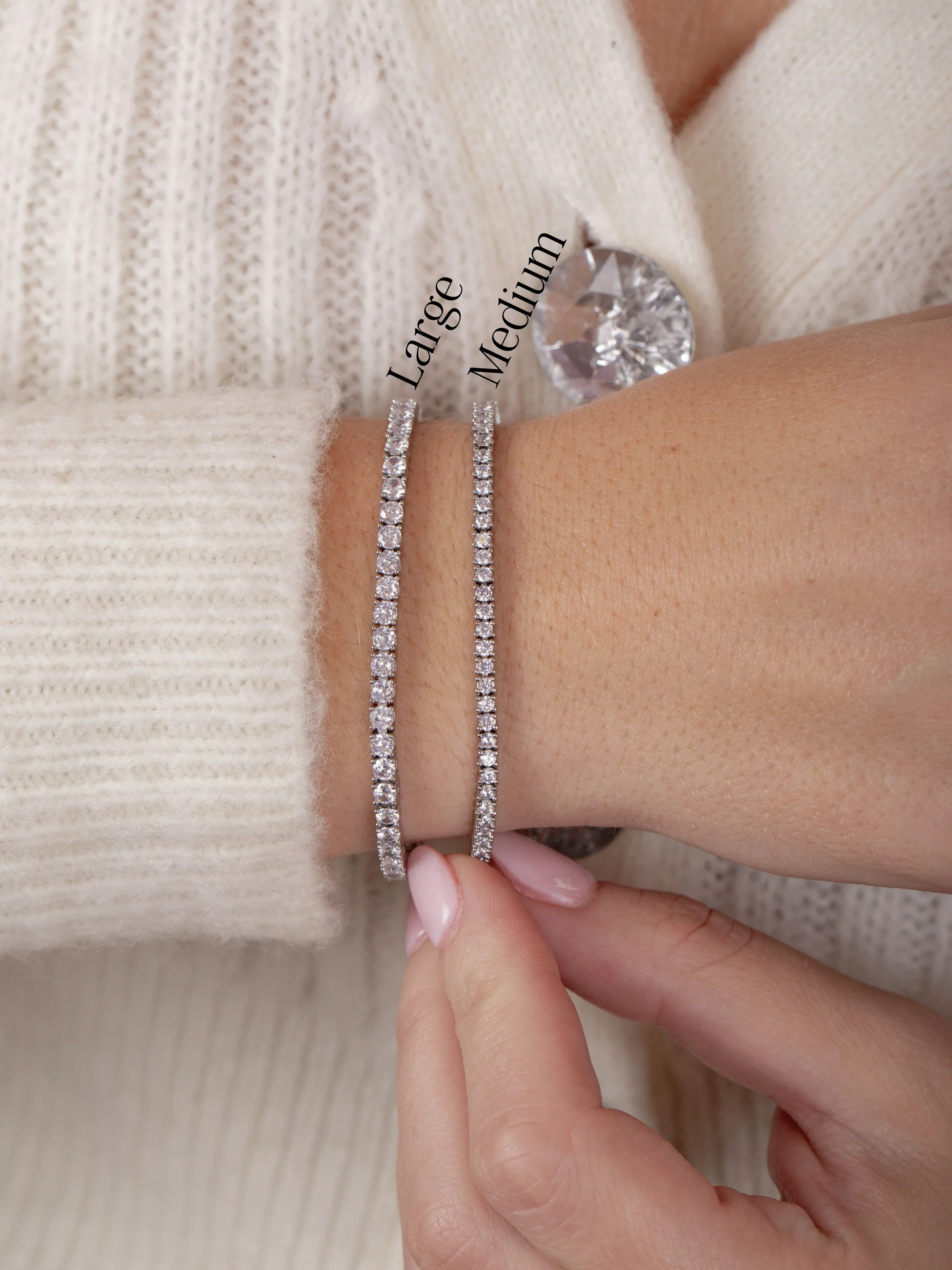 LeMel - CZ Tennis Bracelet - Large - Image 4