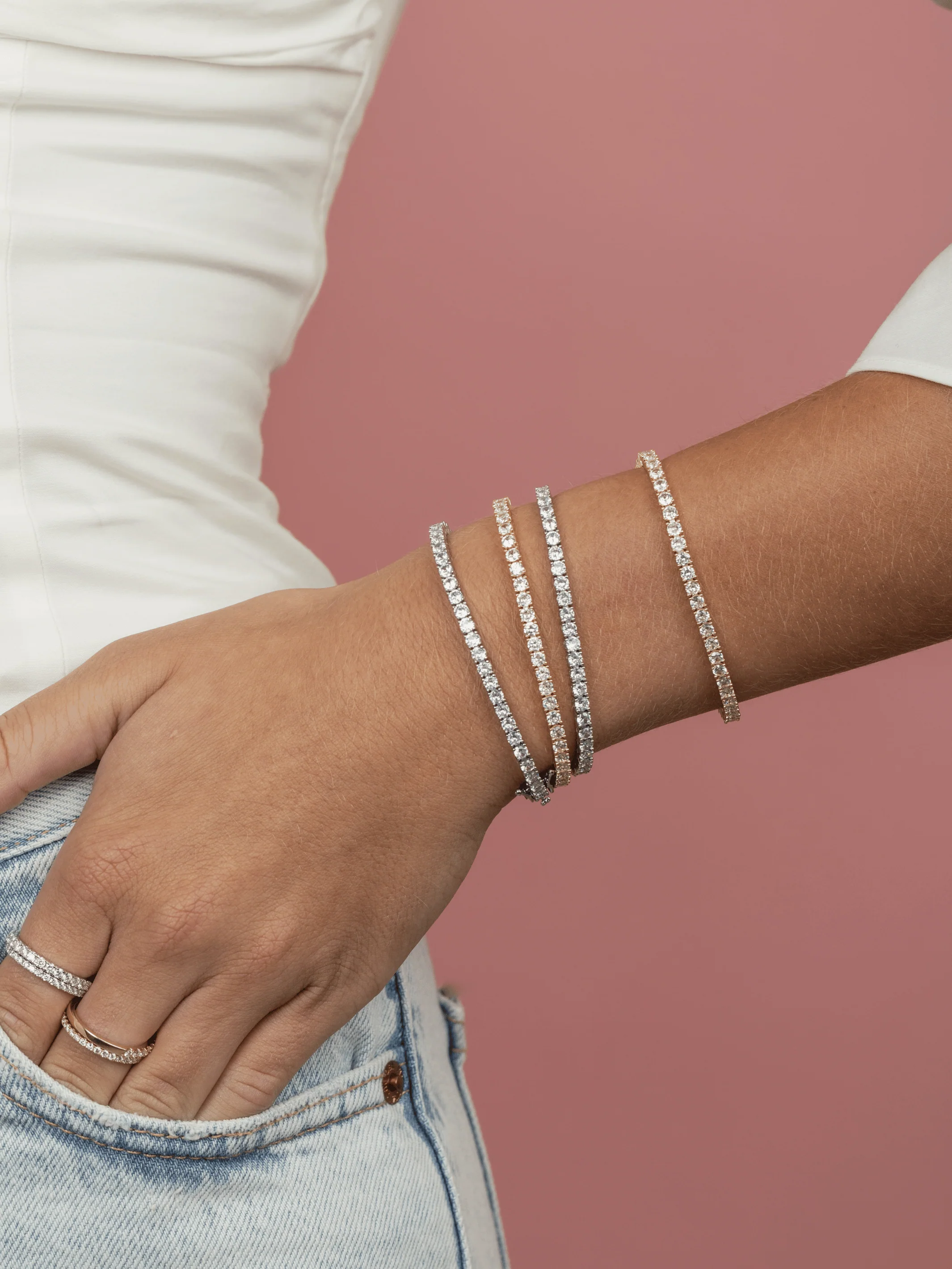 LeMel - CZ Tennis Bracelet - Large - Image 9