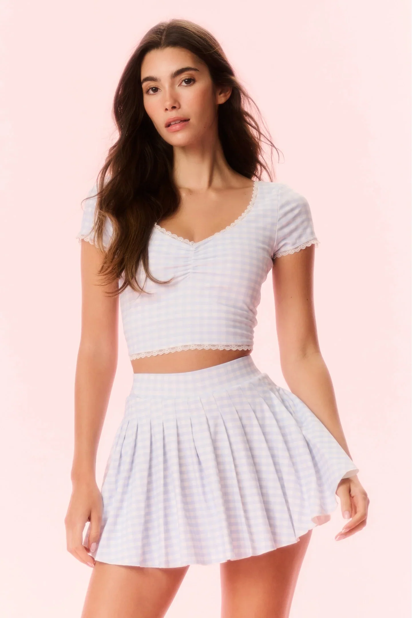 LoveShackFancy - Dancia Skirt - Beachside Blue - Image 2