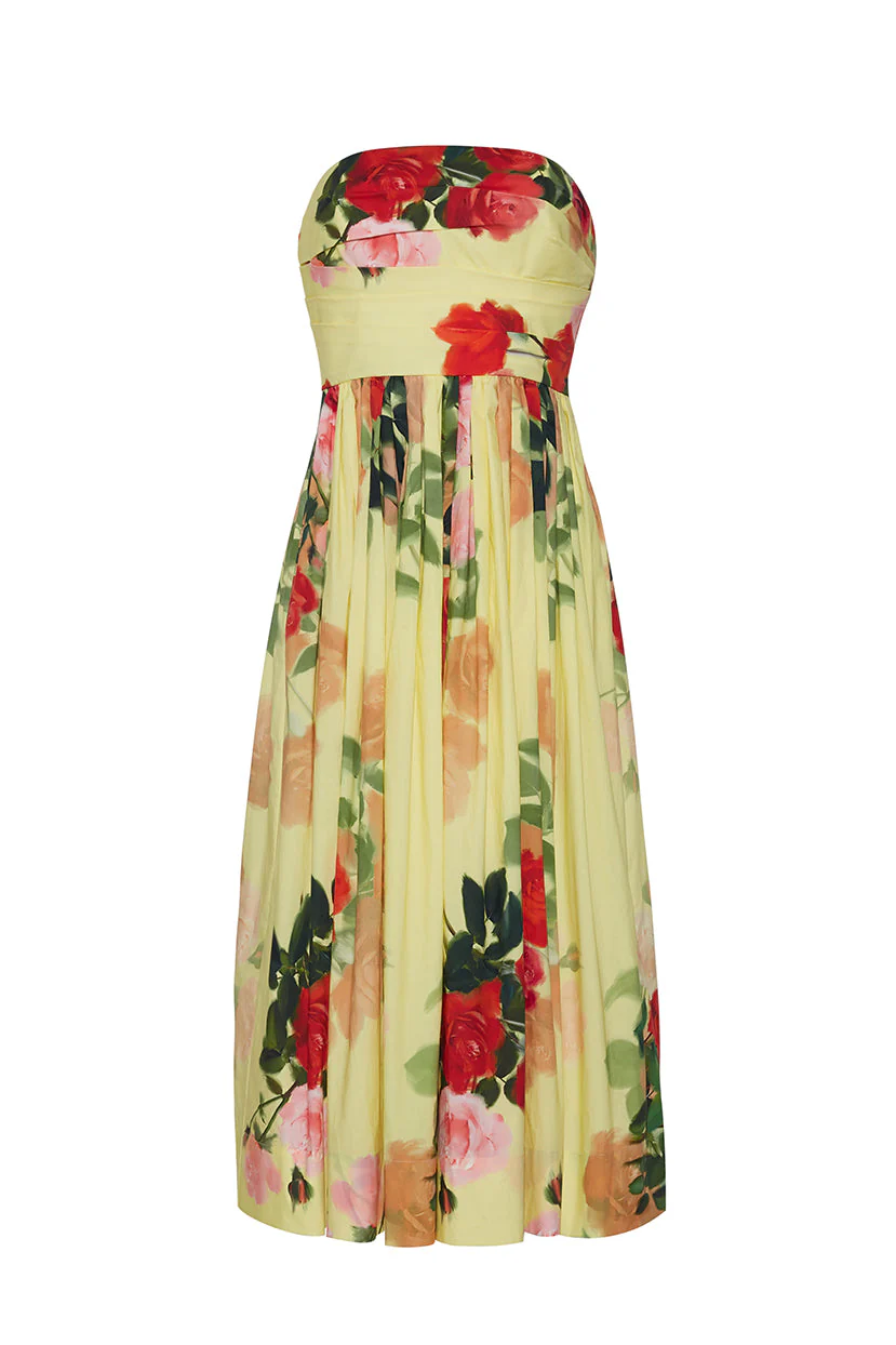 Cara Cara - Daria Dress - Le Rose Yellow