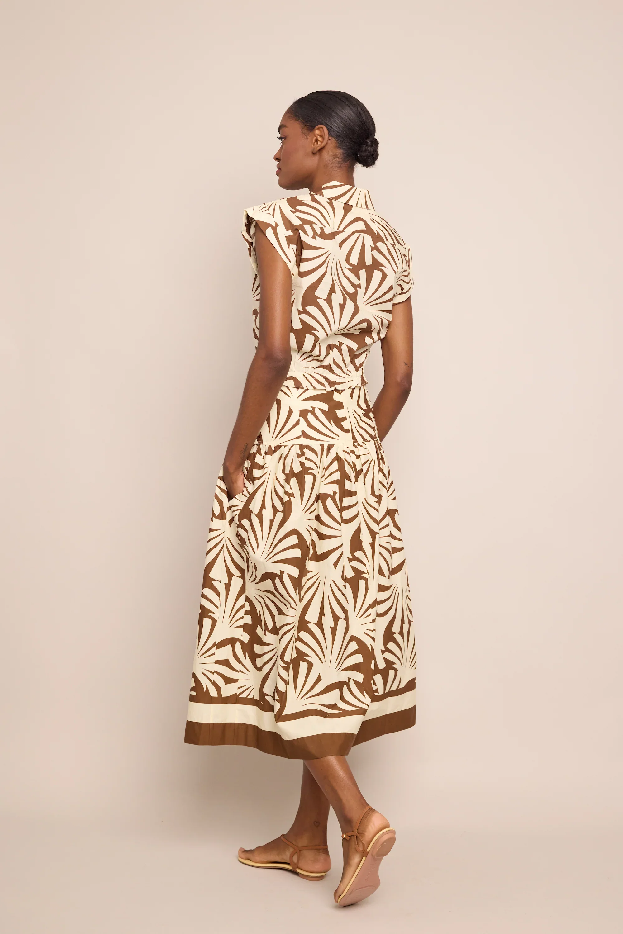Cara Cara - Diya Skirt - Catalina Khaki - Image 2
