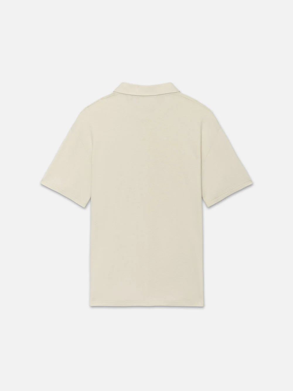 FRAME - Duo Fold Polo Shirt - White Canvas - Image 3