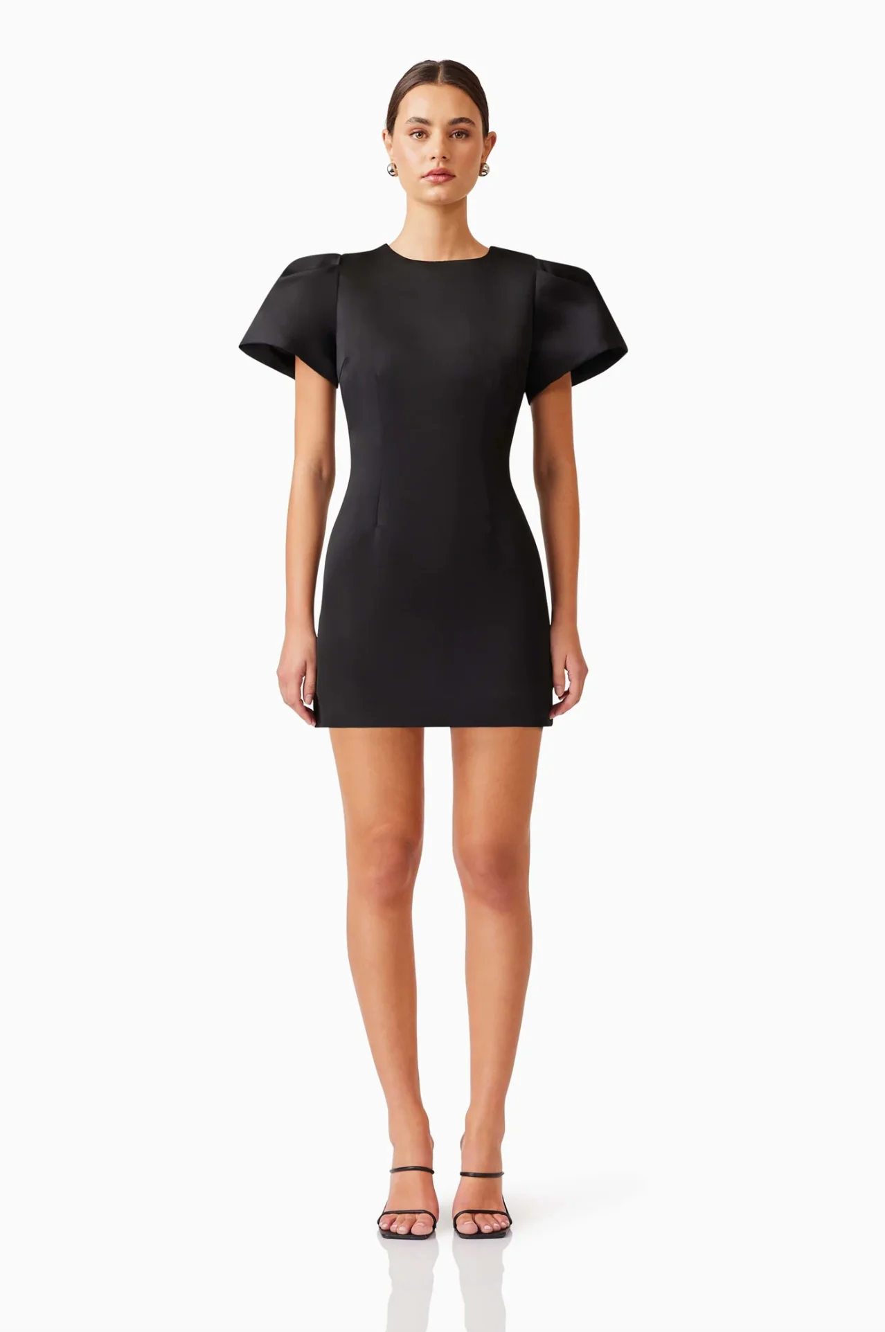 Elliatt - Blake Puff Sleeve Mini Dress - Black