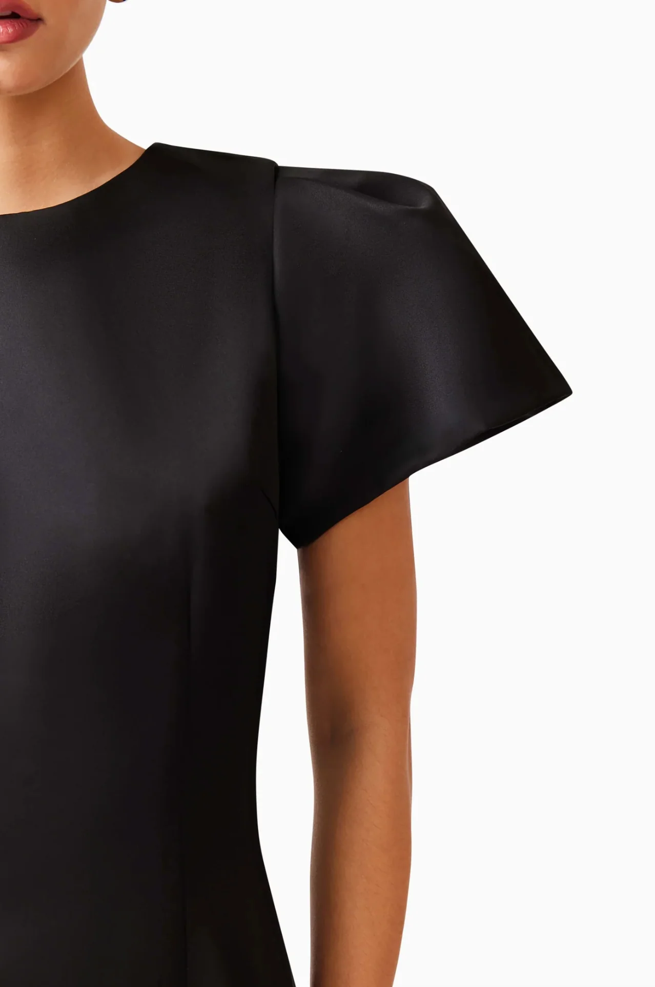 Elliatt - Blake Puff Sleeve Mini Dress - Black - Image 5