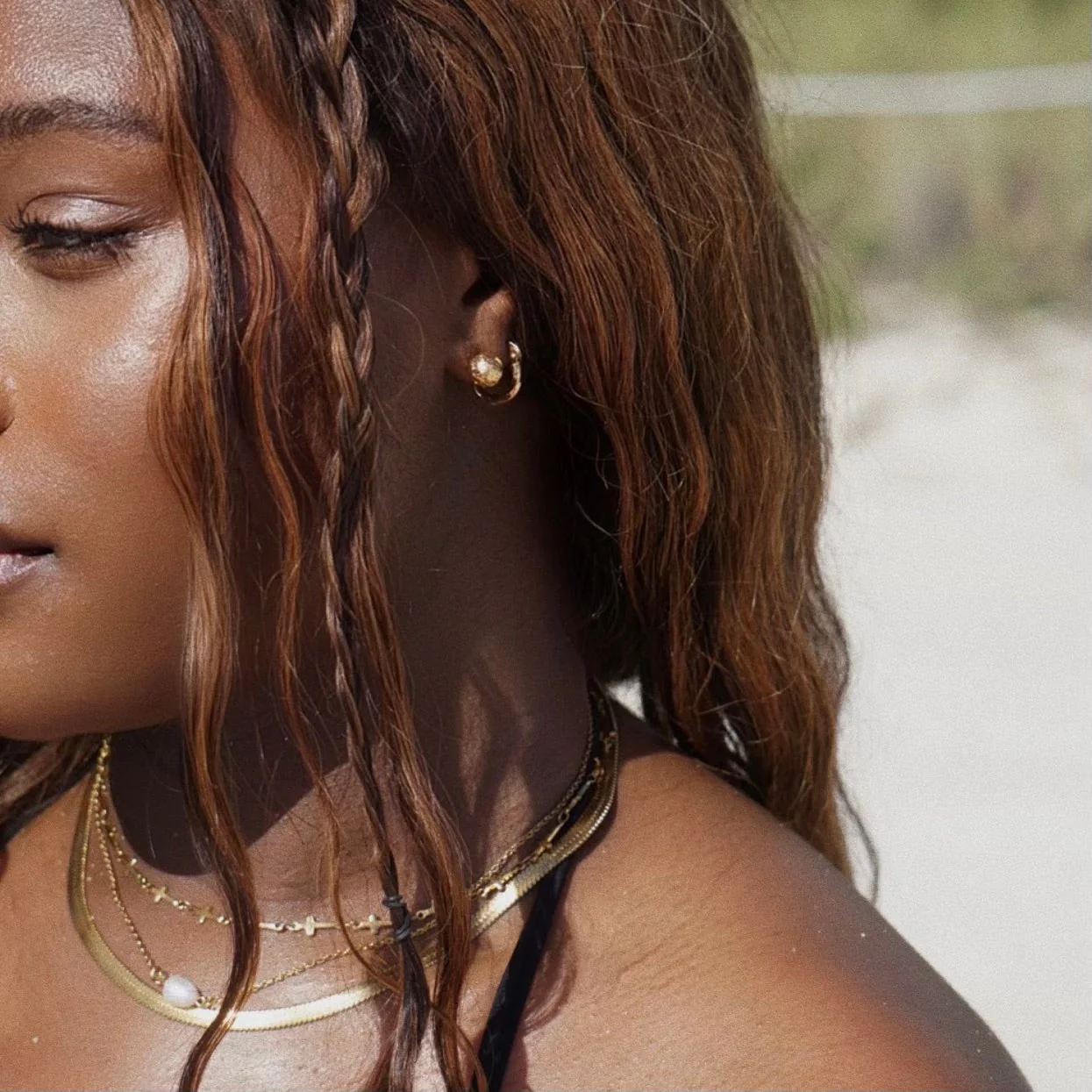 Ellie Vail - Kennedy Cross Chain Necklace - Image 3