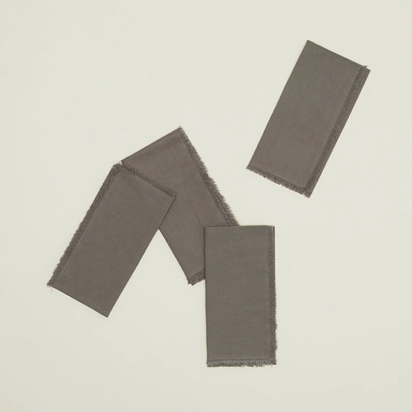 Essential Dinner Napkins - Set Of 4 - Dark Grey