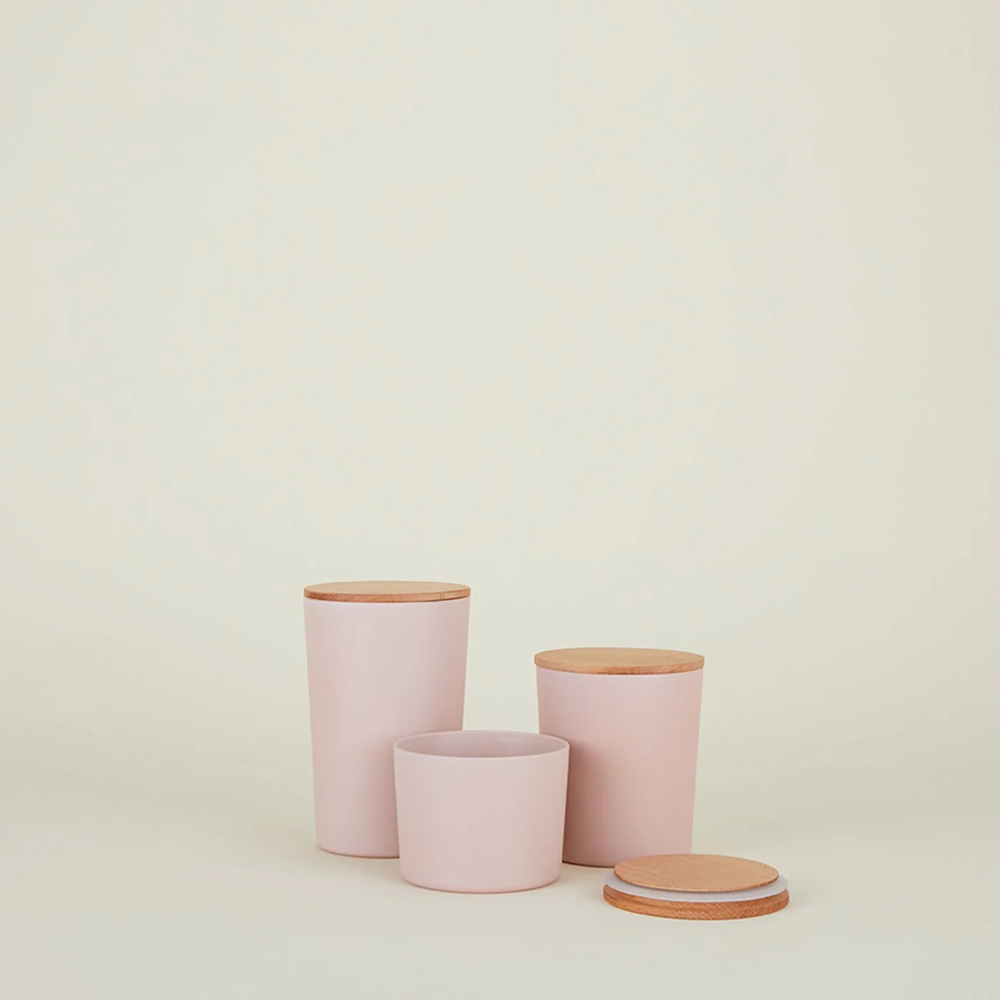 Essential Storage Container - Set of Three - Blush - Image 3