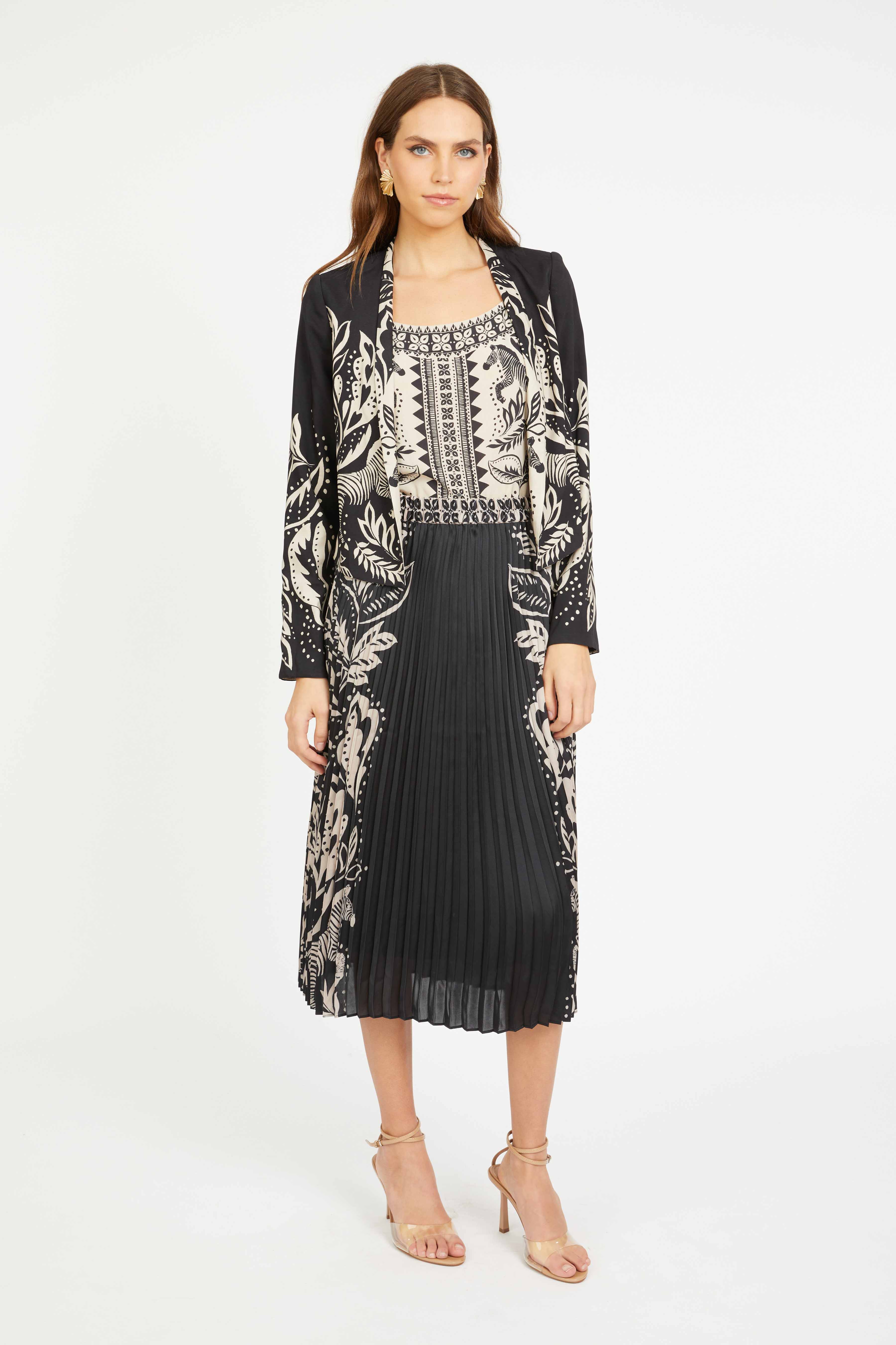 Cabellero - Ezra Reversible Blazer - Zebra Fern - Image 11