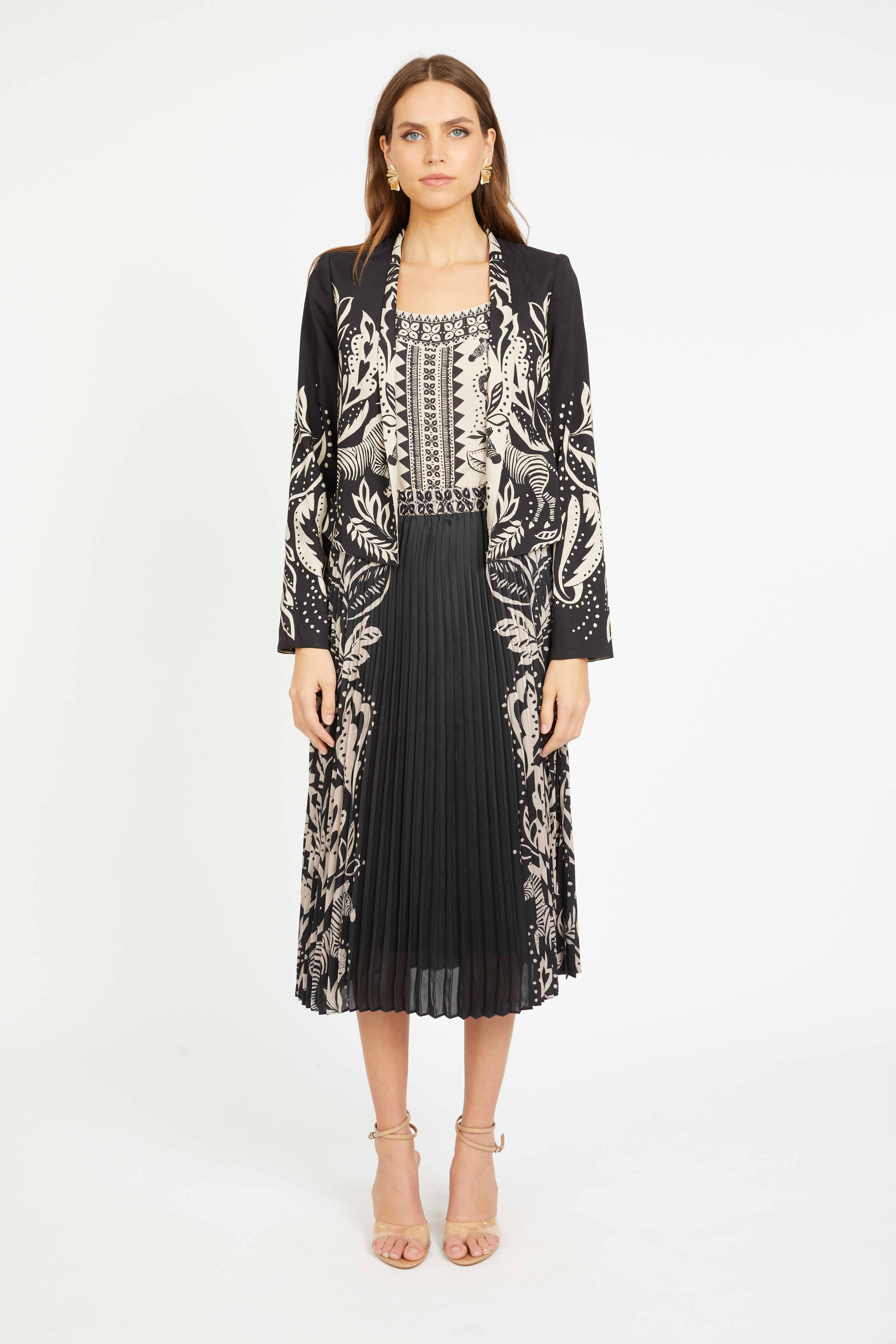 Cabellero - Ezra Reversible Blazer - Zebra Fern - Image 12