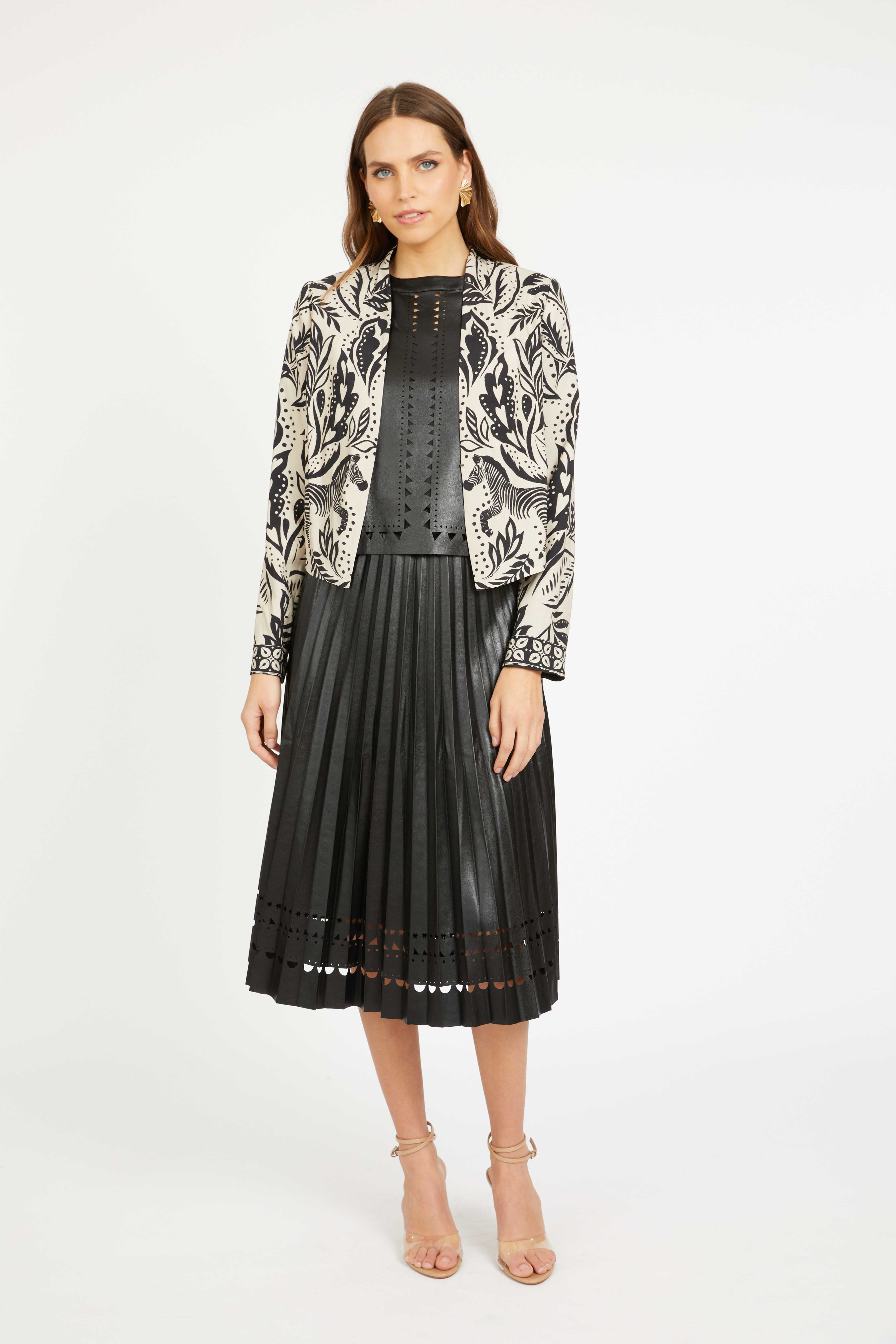 Cabellero - Ezra Reversible Blazer - Zebra Fern - Image 15