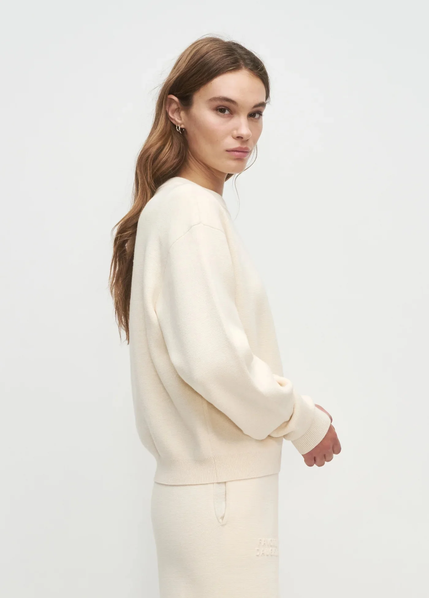 Favorite Daughter - Do Not Use Fatigue Sisters Sweatshirt - Cream - Image 4