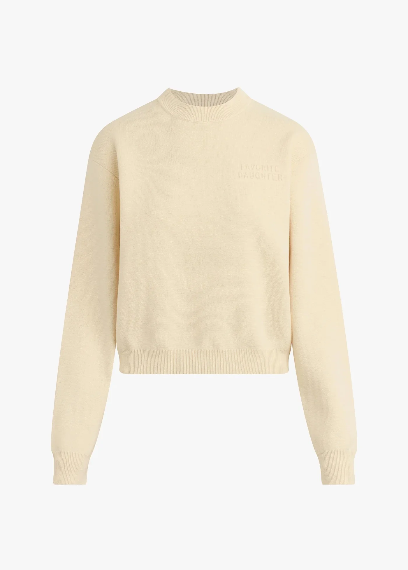 Favorite Daughter - Do Not Use Fatigue Sisters Sweatshirt - Cream - Image 6