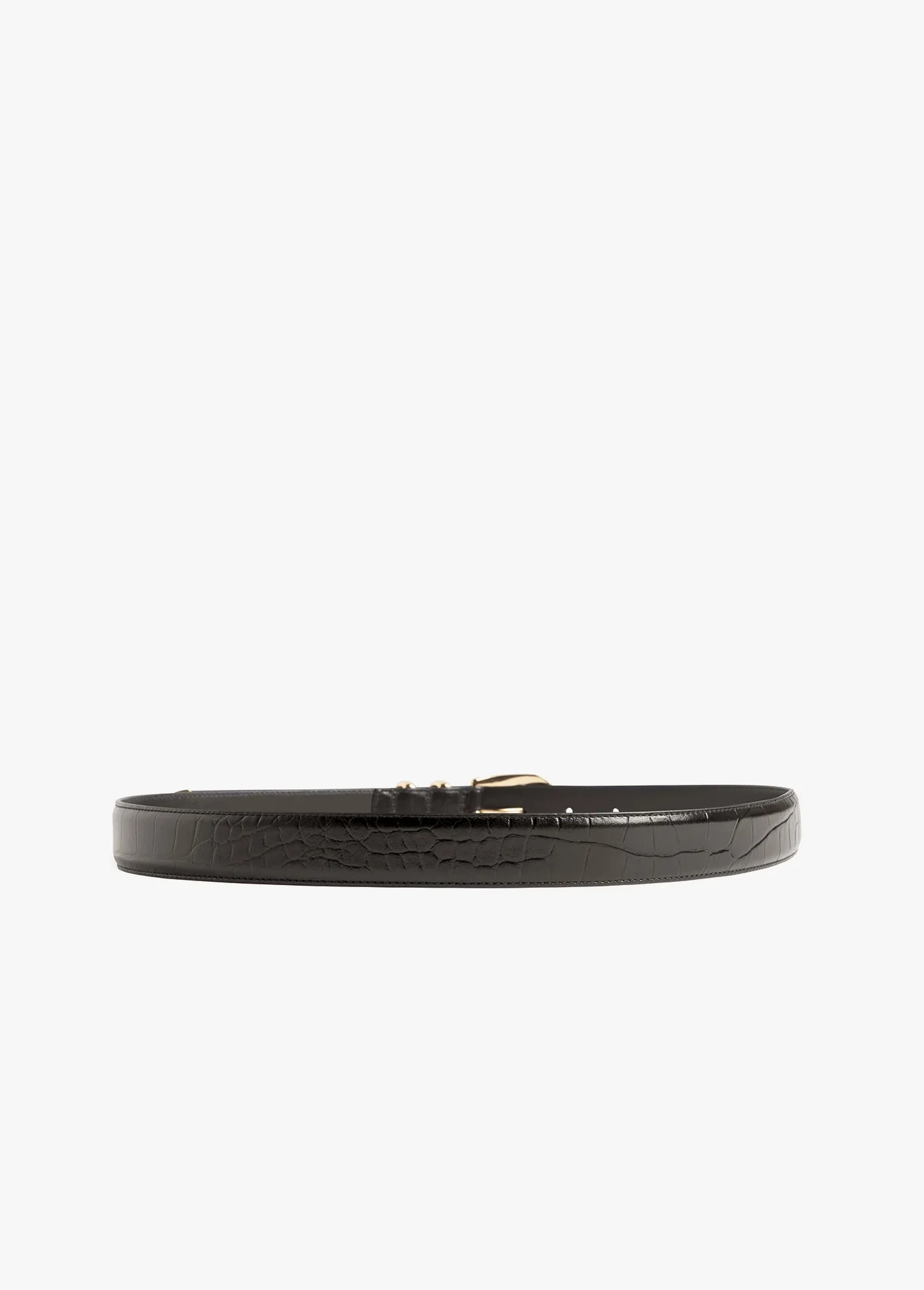 Favorite Daughter - The Jordan Belt Croc Embossed - Dark Brown Gold - Image 4