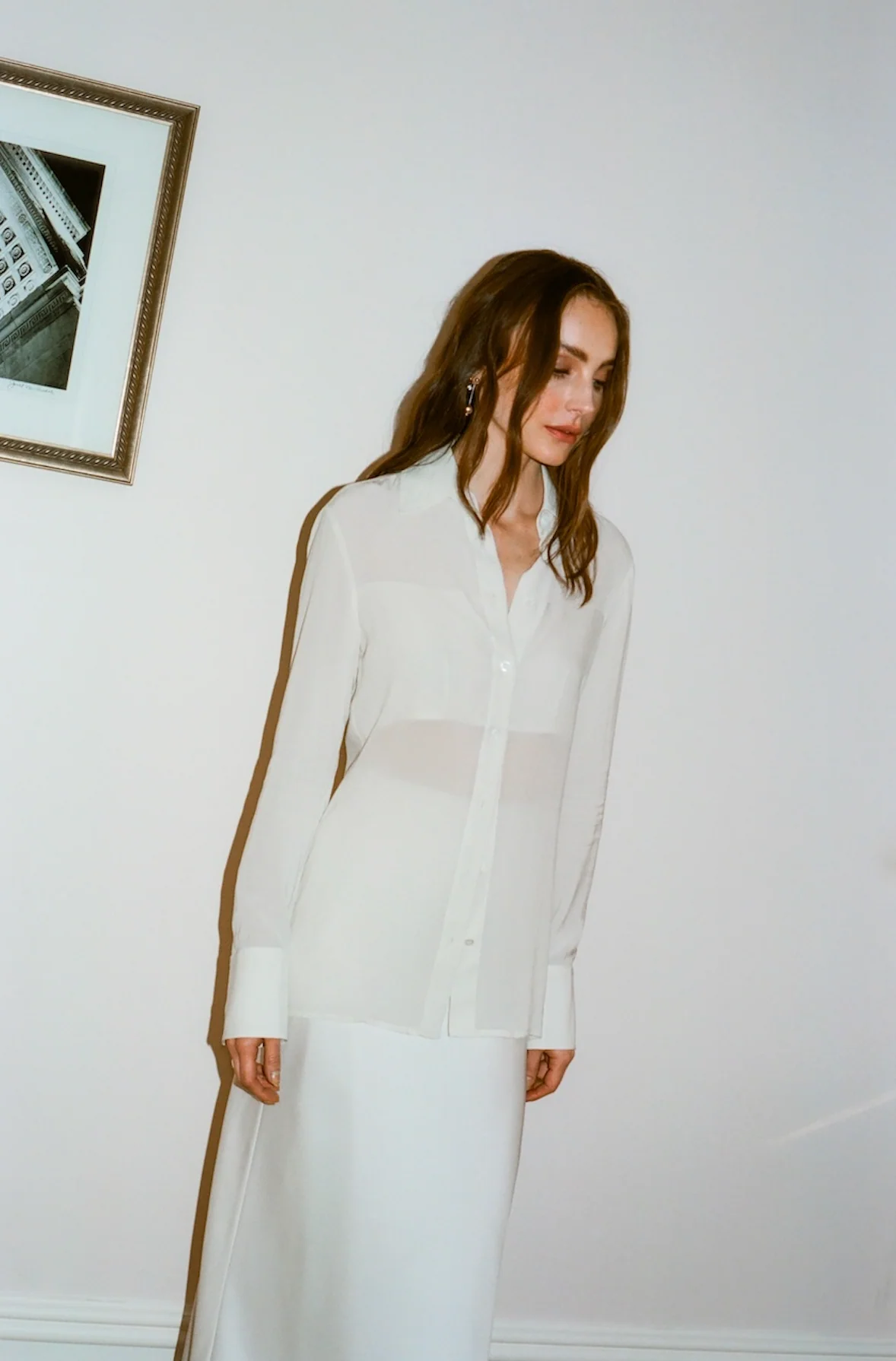 Favorite Daughter - The Sheer Sophistication Top - Ivory - Image 3