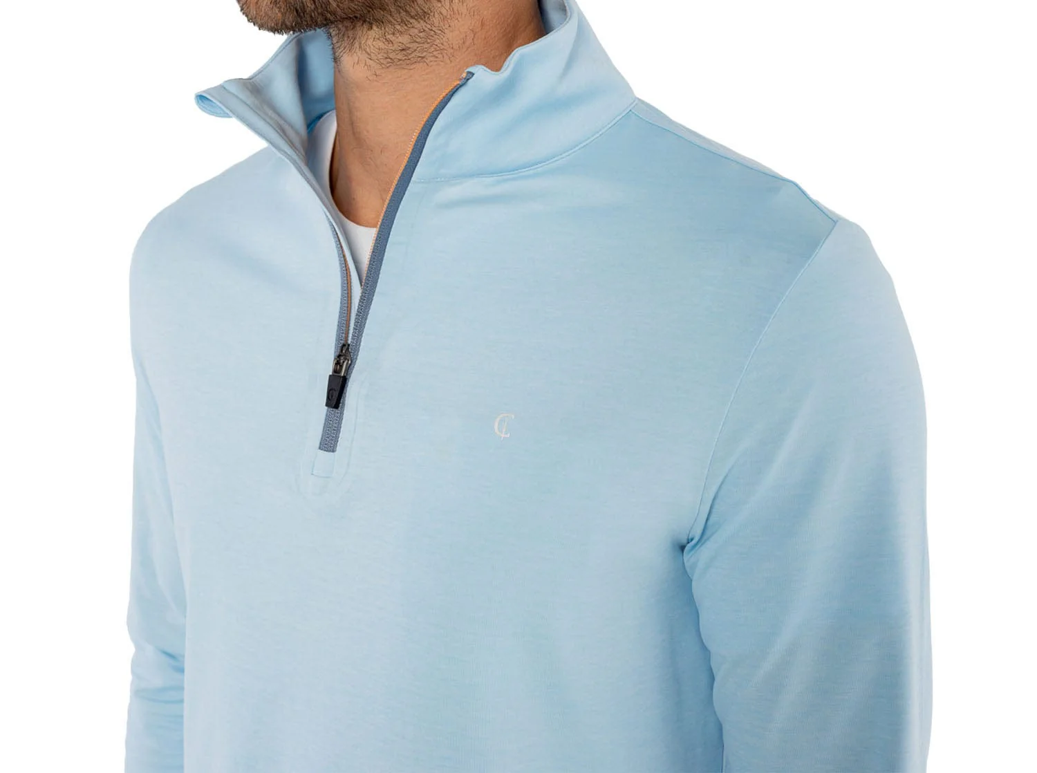 Criquet - Feather Performance Pullover - Heather Blue - Image 5