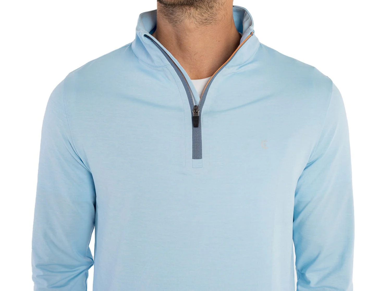 Criquet - Feather Performance Pullover - Heather Blue - Image 7