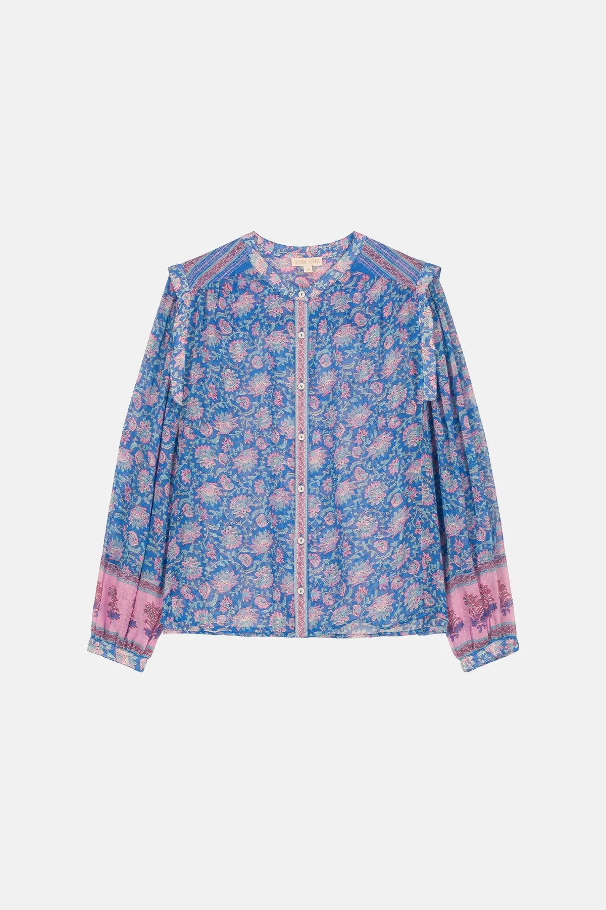 Louise Misha - Jane Blouse - Blue Capri Cove - Image 6