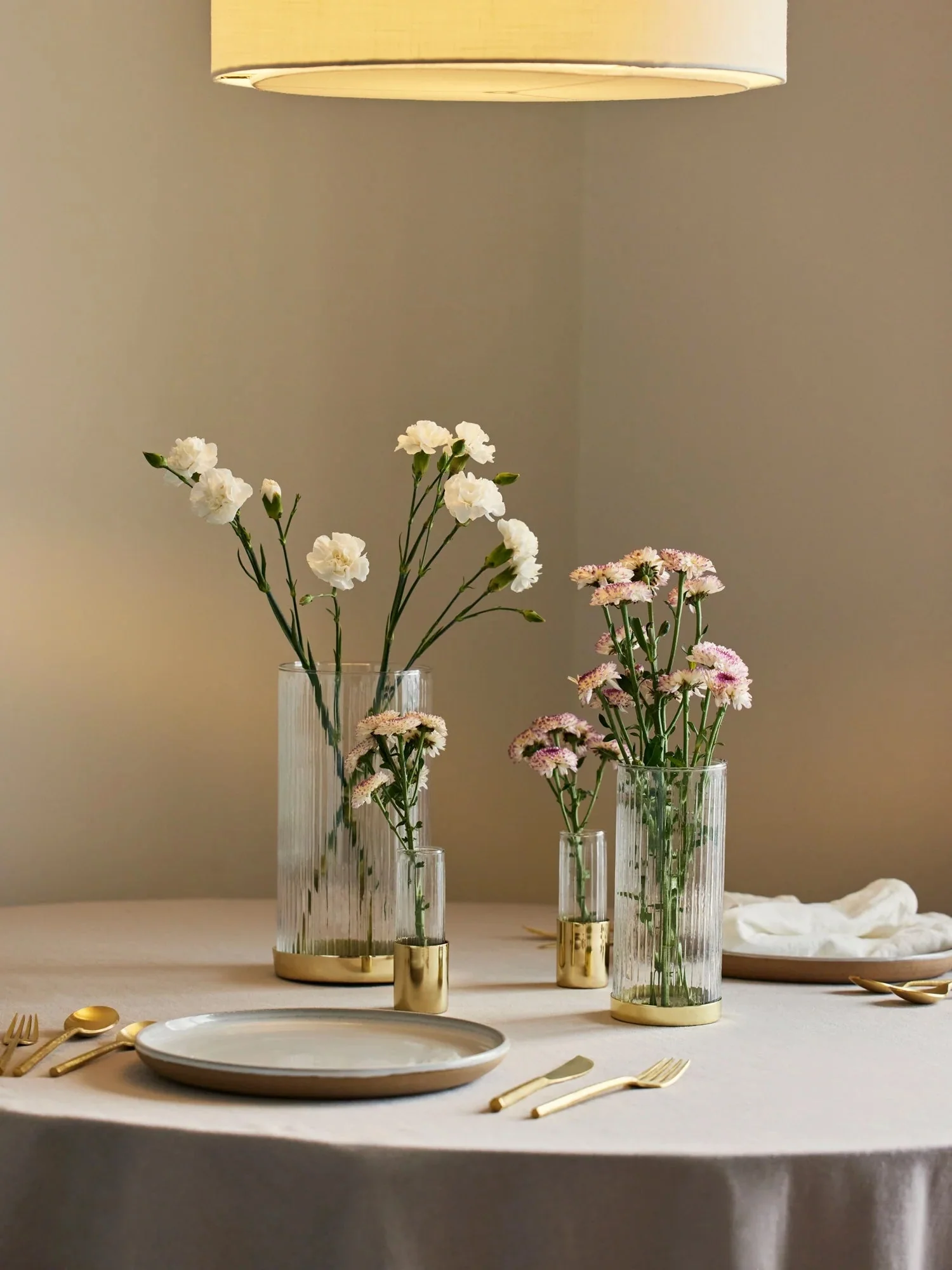 Fluted Glass Bud Vases, Set of 4 - Image 2