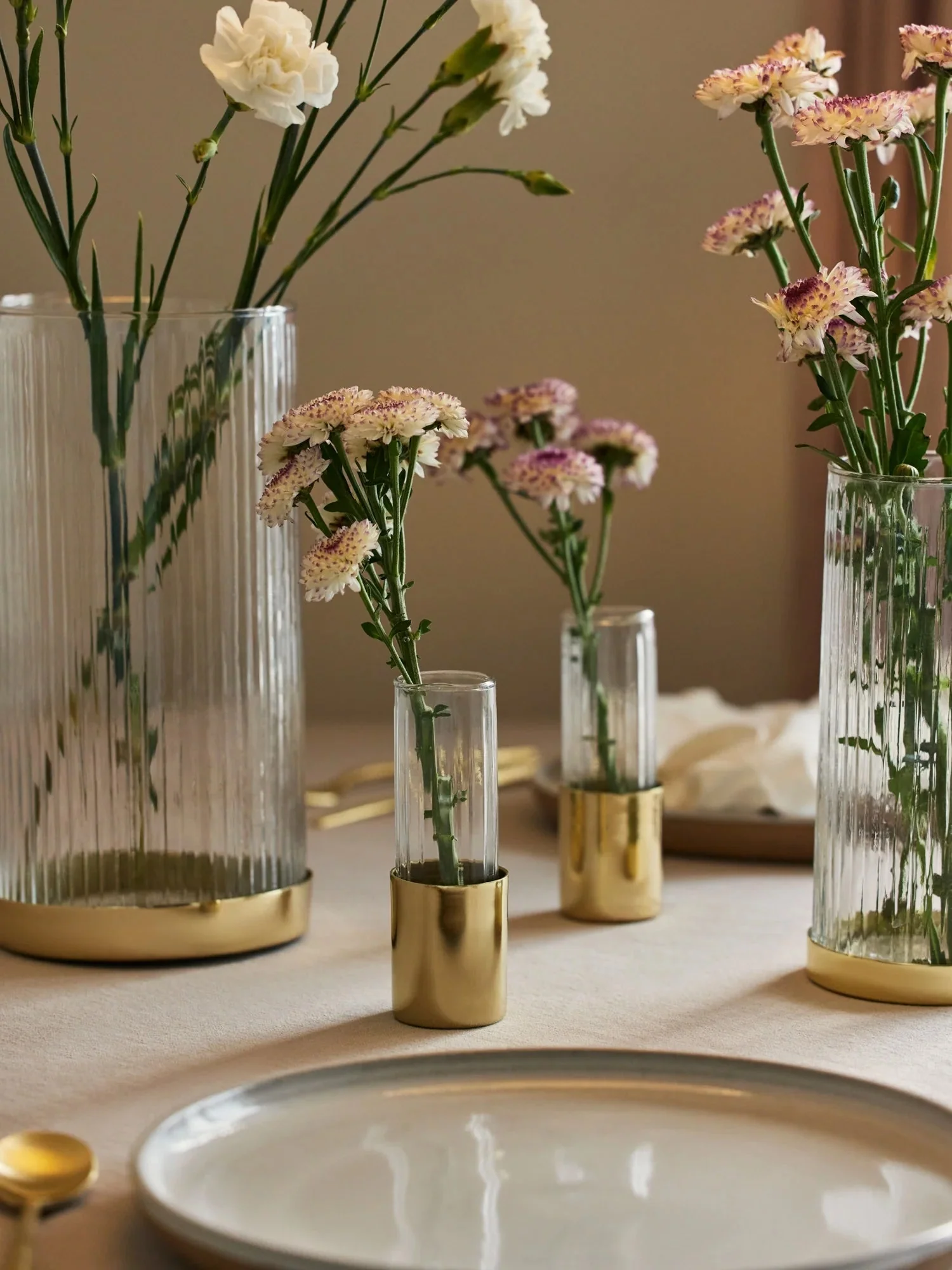 Fluted Glass Bud Vases, Set of 4 - Image 5