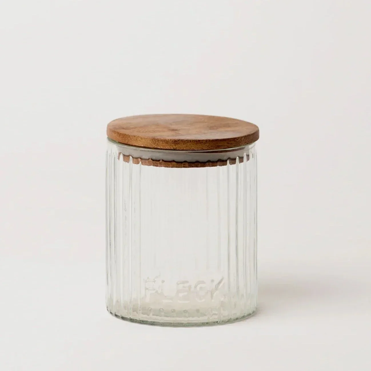 Fluted Glass Storage Jars (Set of 3) - Image 2