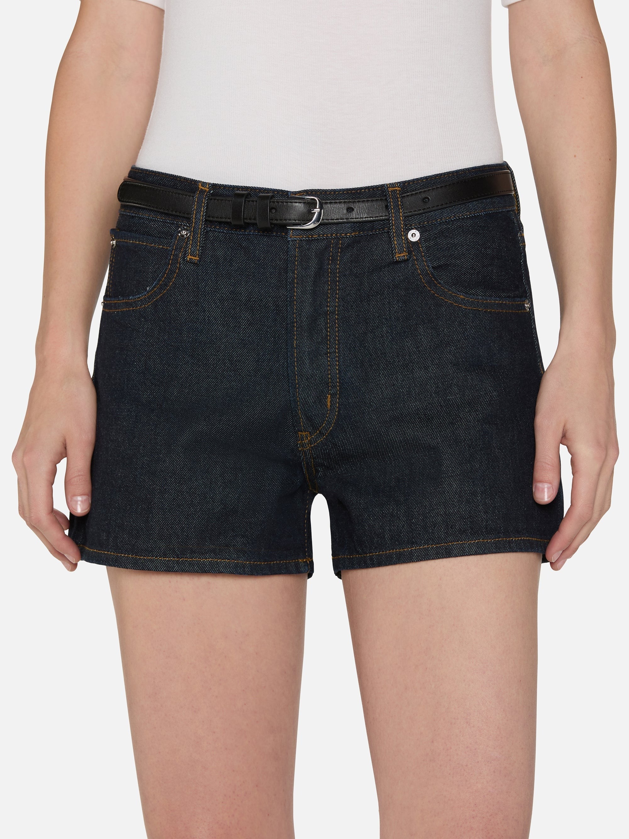 FRAME - The Hang Short - Rinse - Image 3