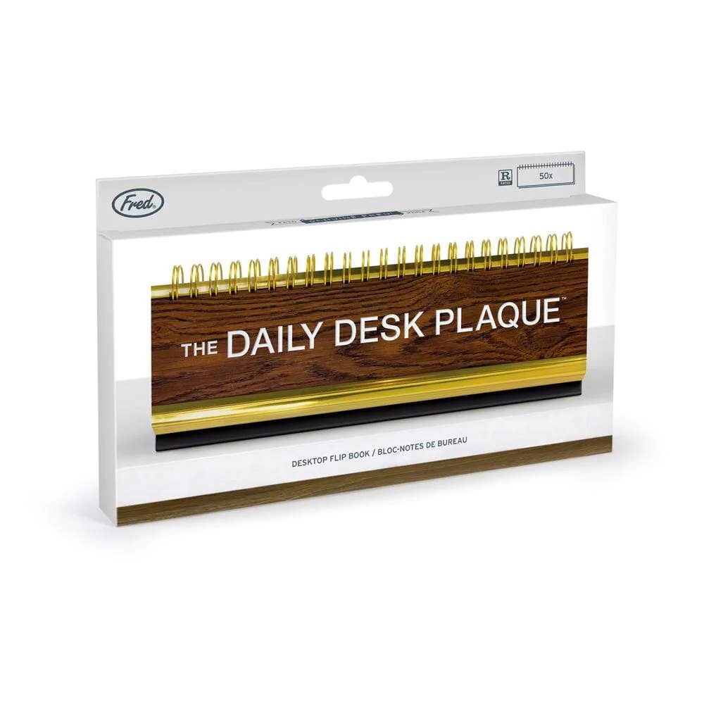 Fred & Friends - Daily Desk Plaque - R