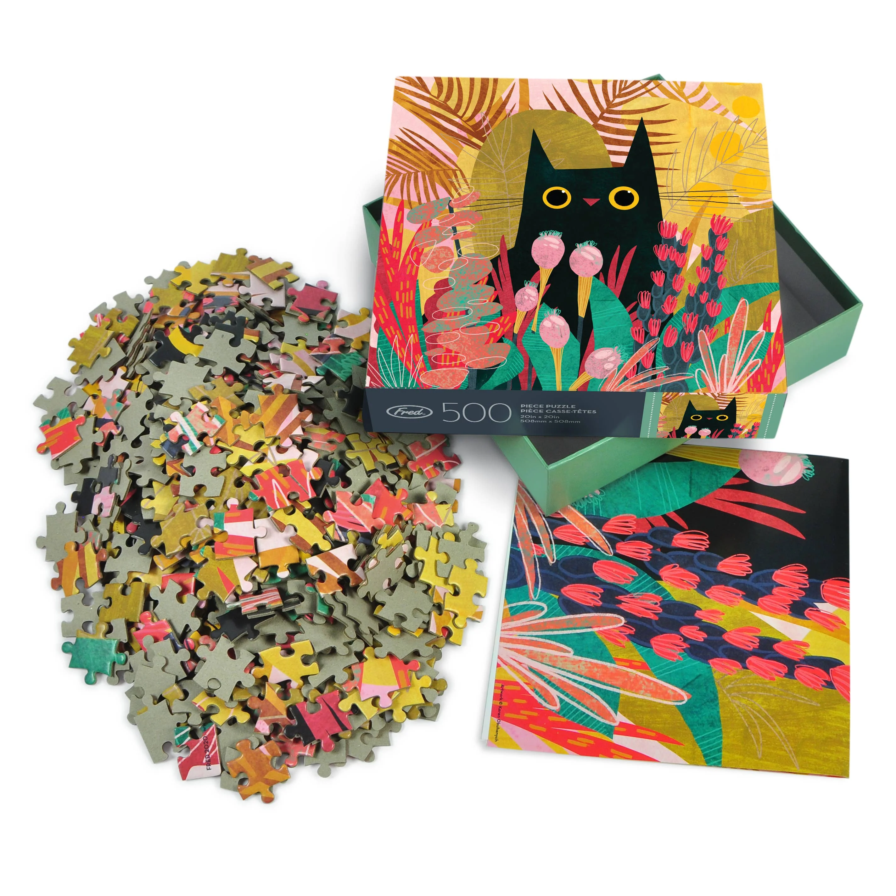 Black Cat 500 Piece Puzzle - Image 3