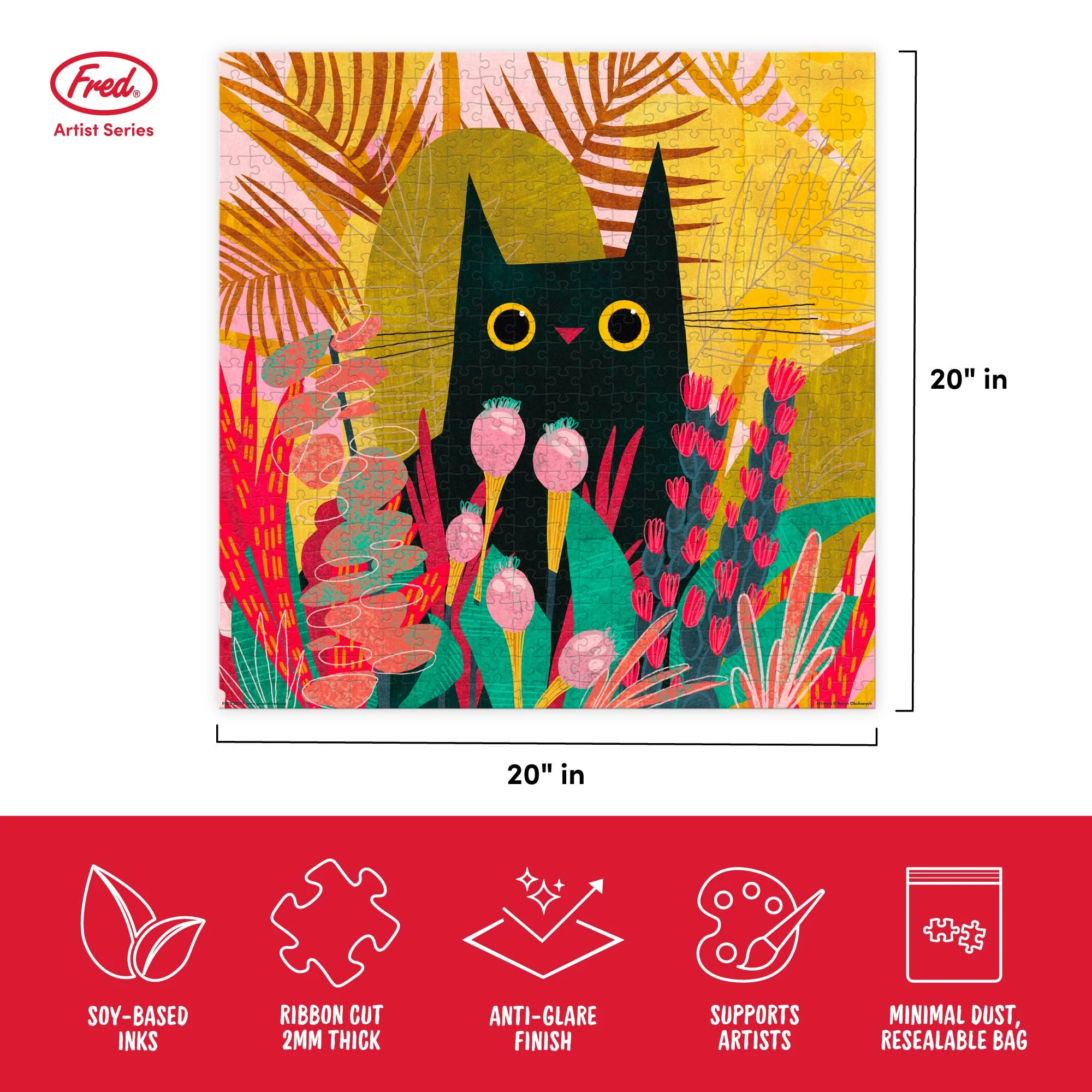 Black Cat 500 Piece Puzzle - Image 5