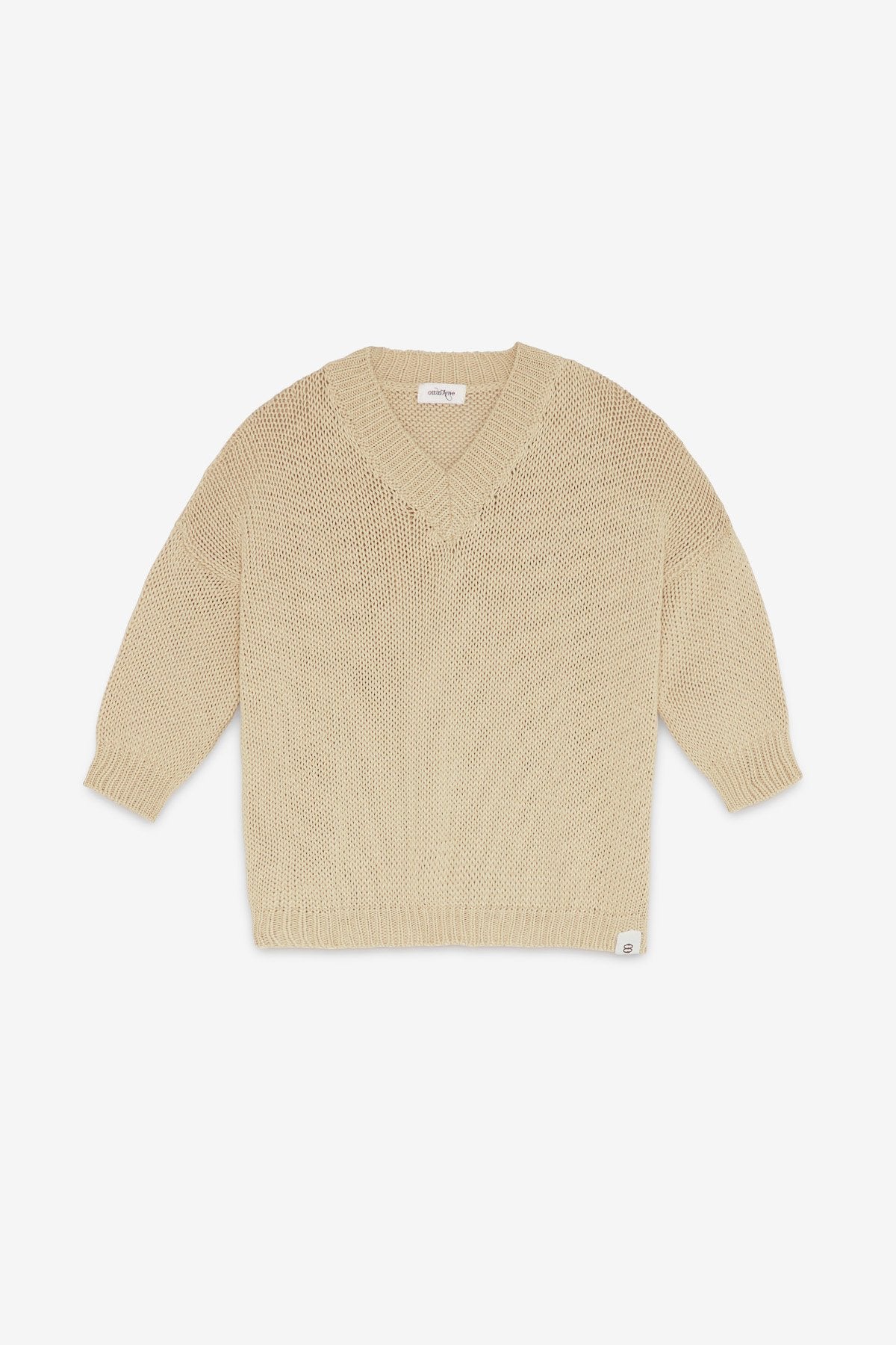 Ottod'Ame - Fretworked V-Neck Sweater - Image 5