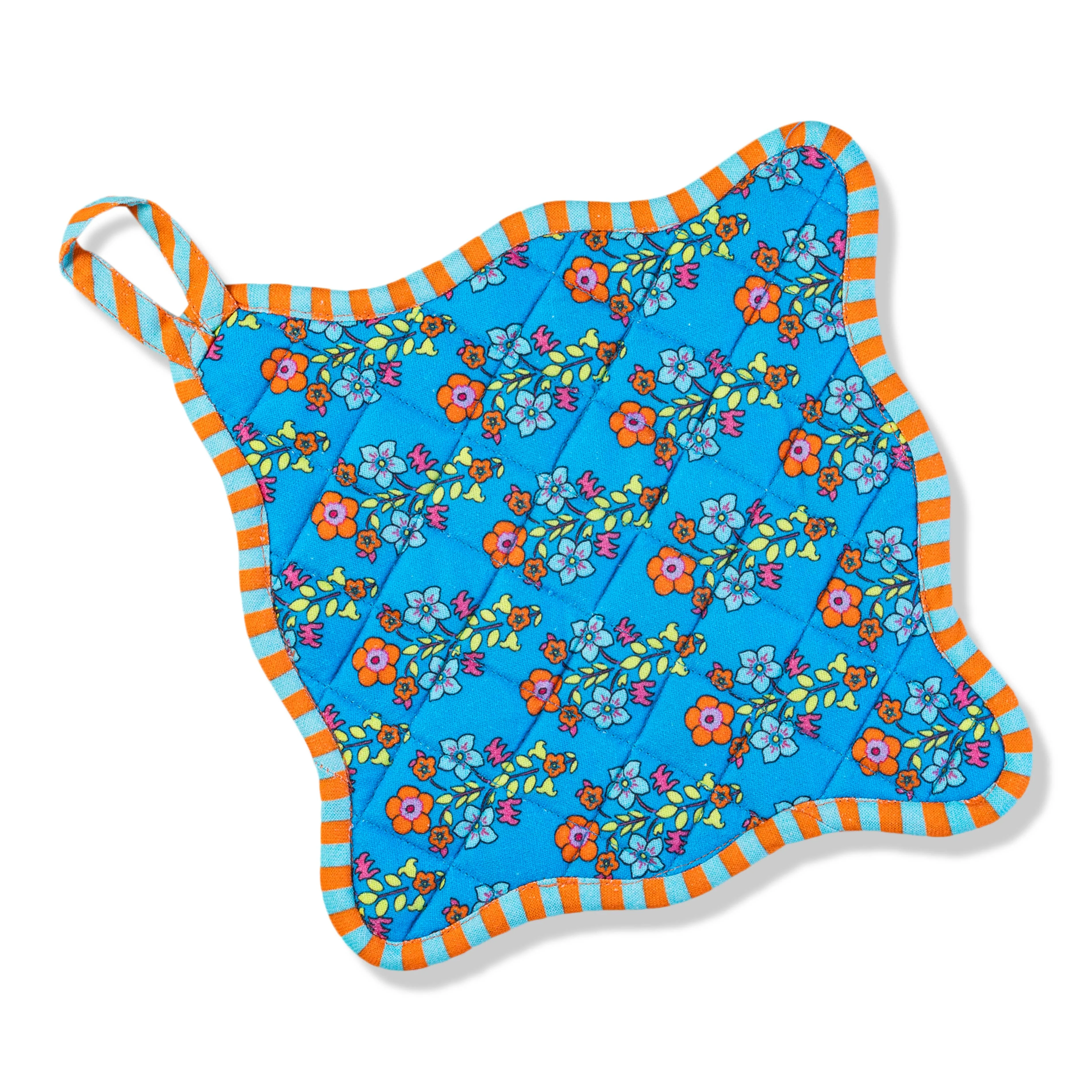 Furbish Studio - Blue Pot Holder & Oven Mitt - Image 4