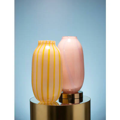 Striped Glass Vase - Image 9