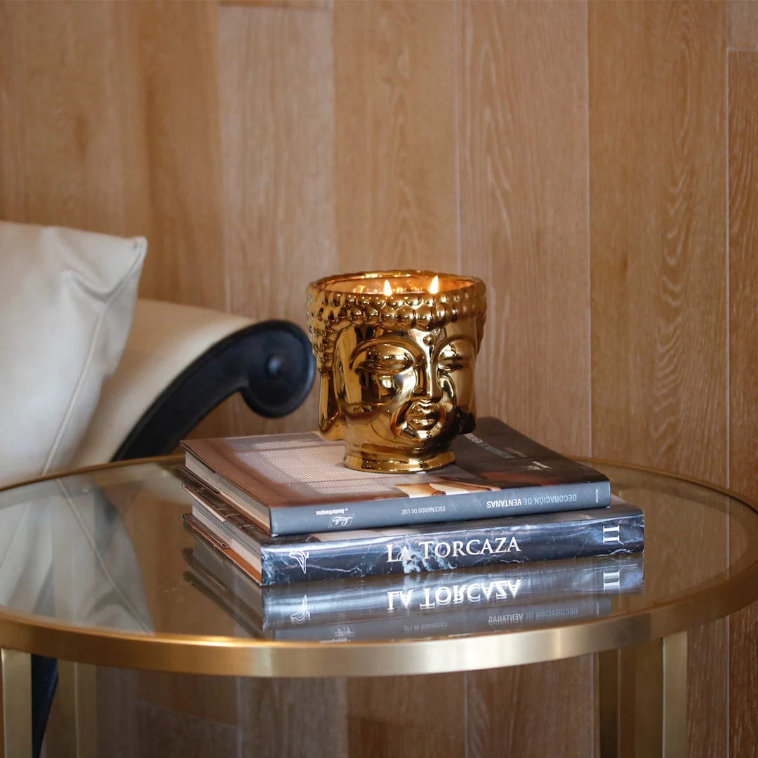 Gold Buddha Candle - Image 3