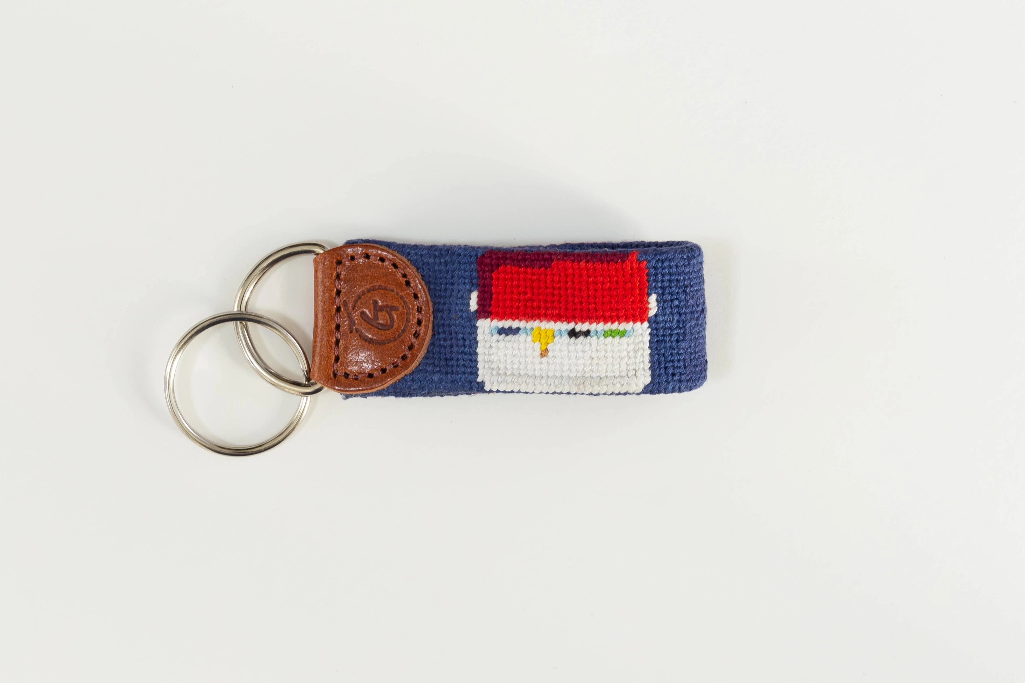 Tailgate Lovers Needlepoint Keychain - Image 2