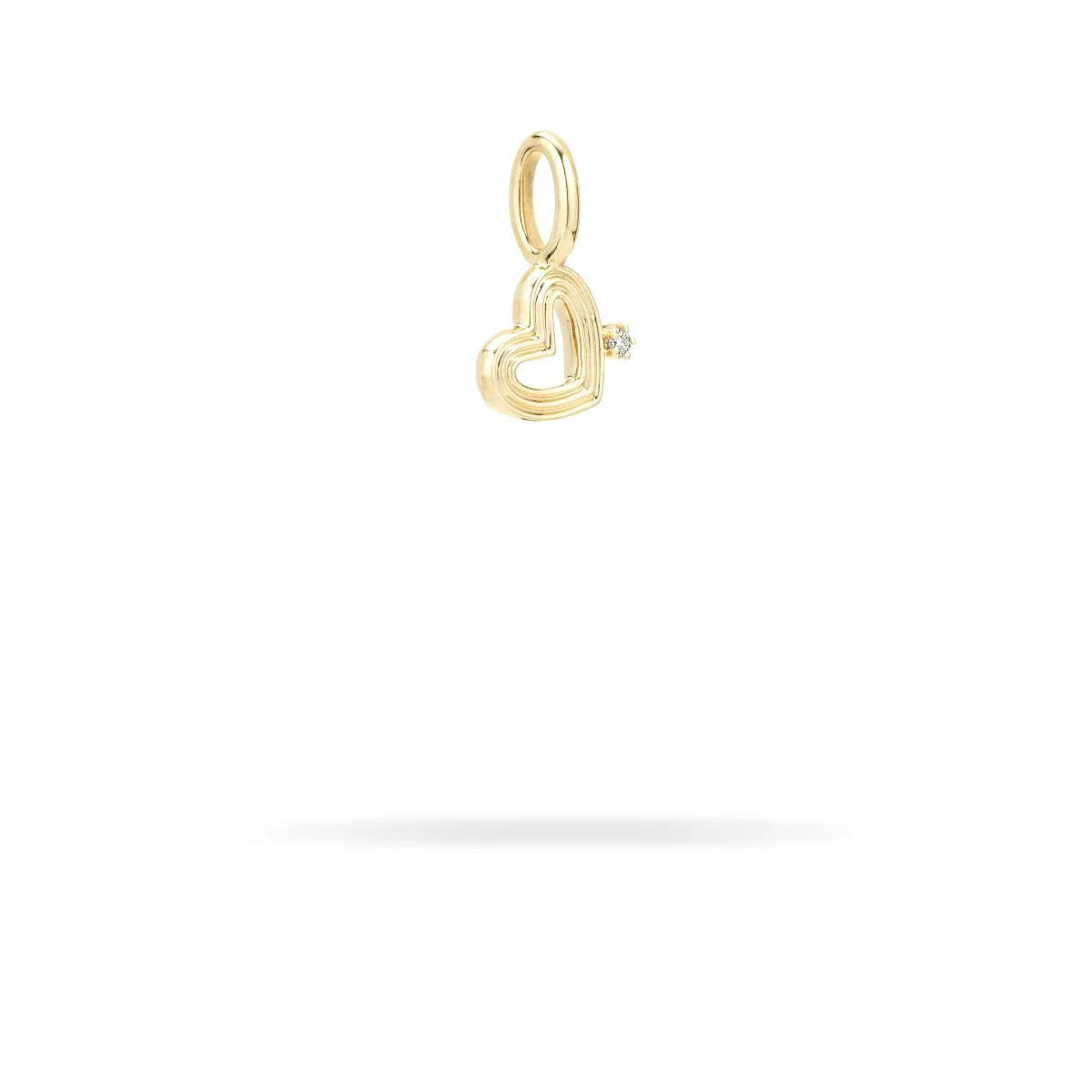 Groovy Diamond Heart Mini Bead Charm - Image 4