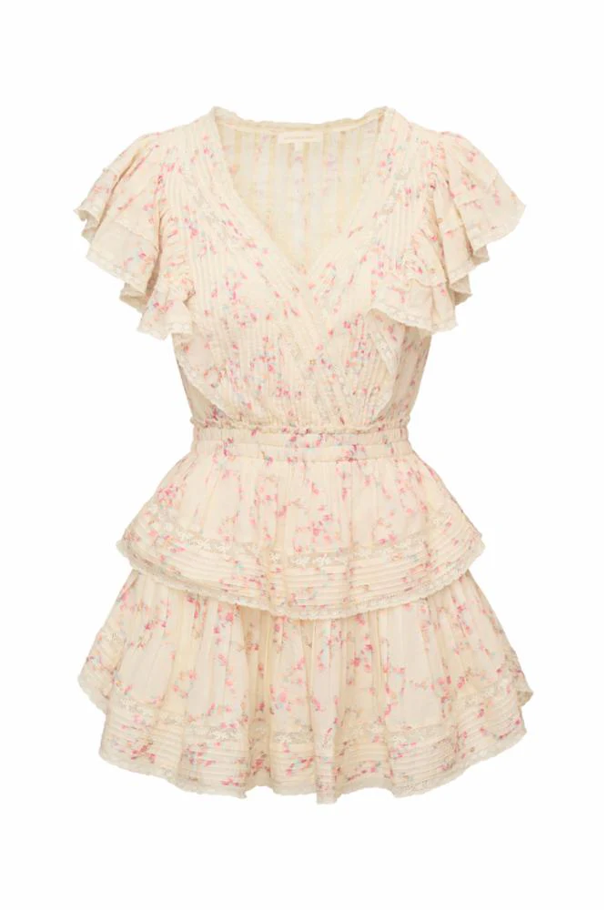 LoveShackFancy - Gwen Heritage Mini Dress - Magnolia