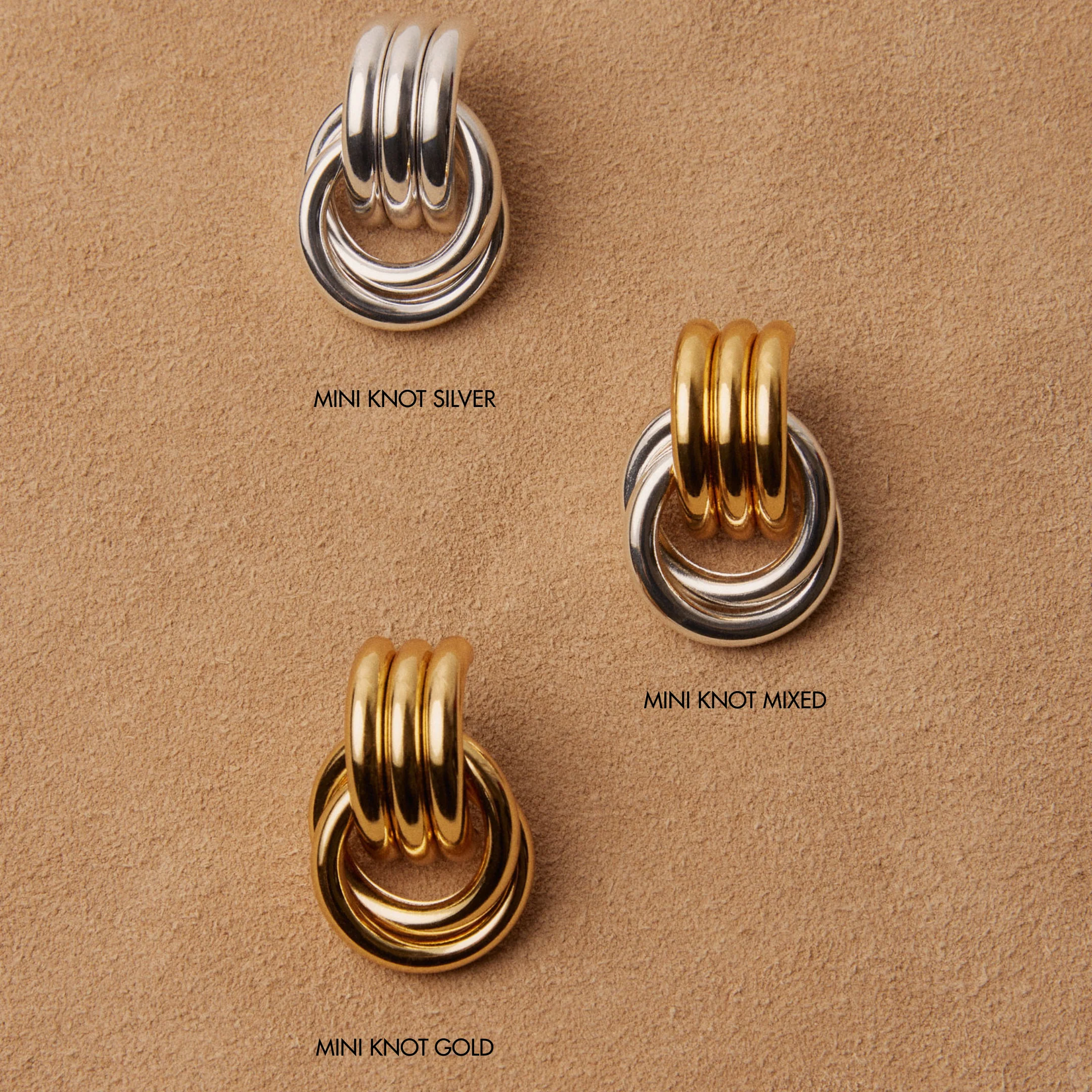 Heaven Mayhem MINI KNOT EARRINGS - Image 7
