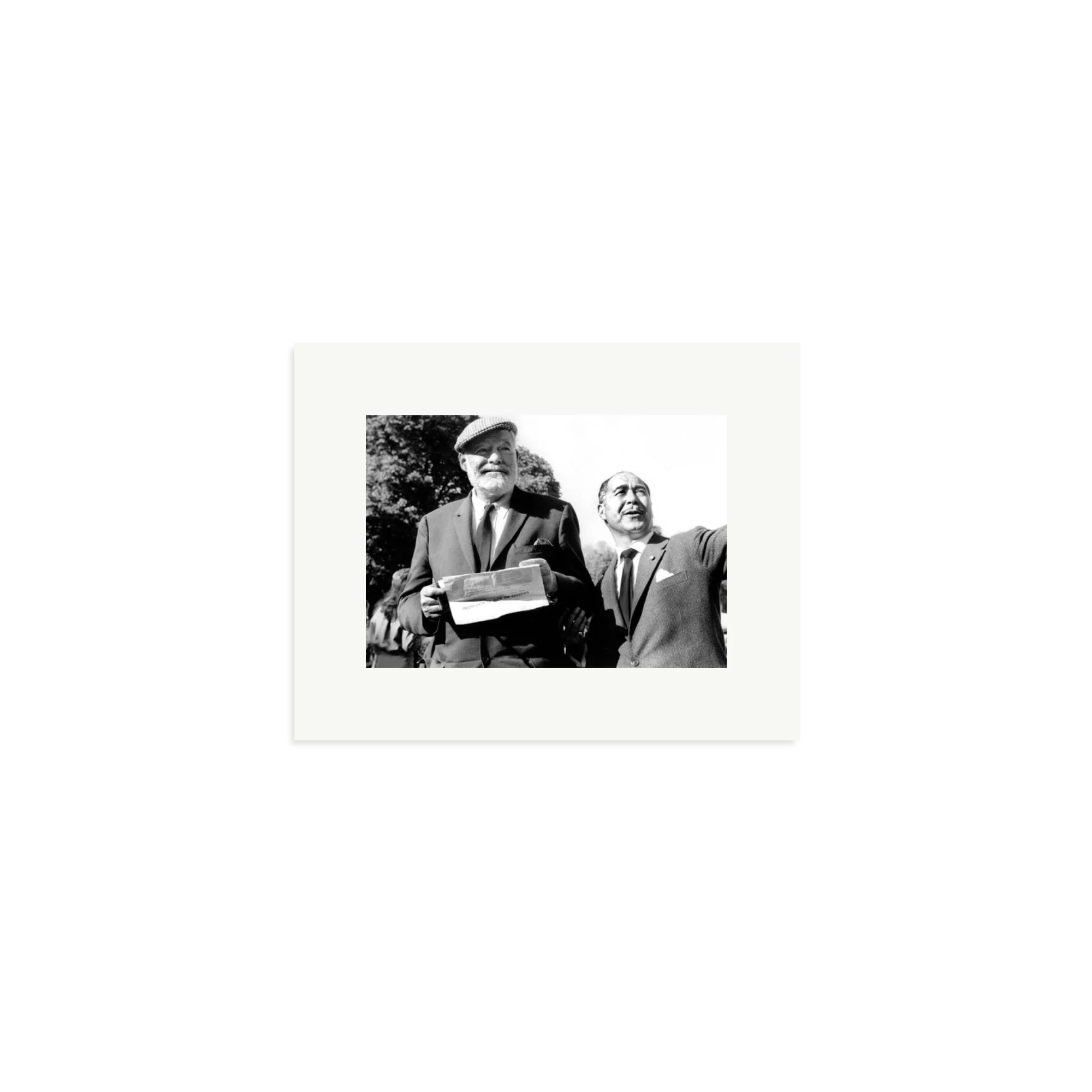Hemingway at a Horse Race - Image 11